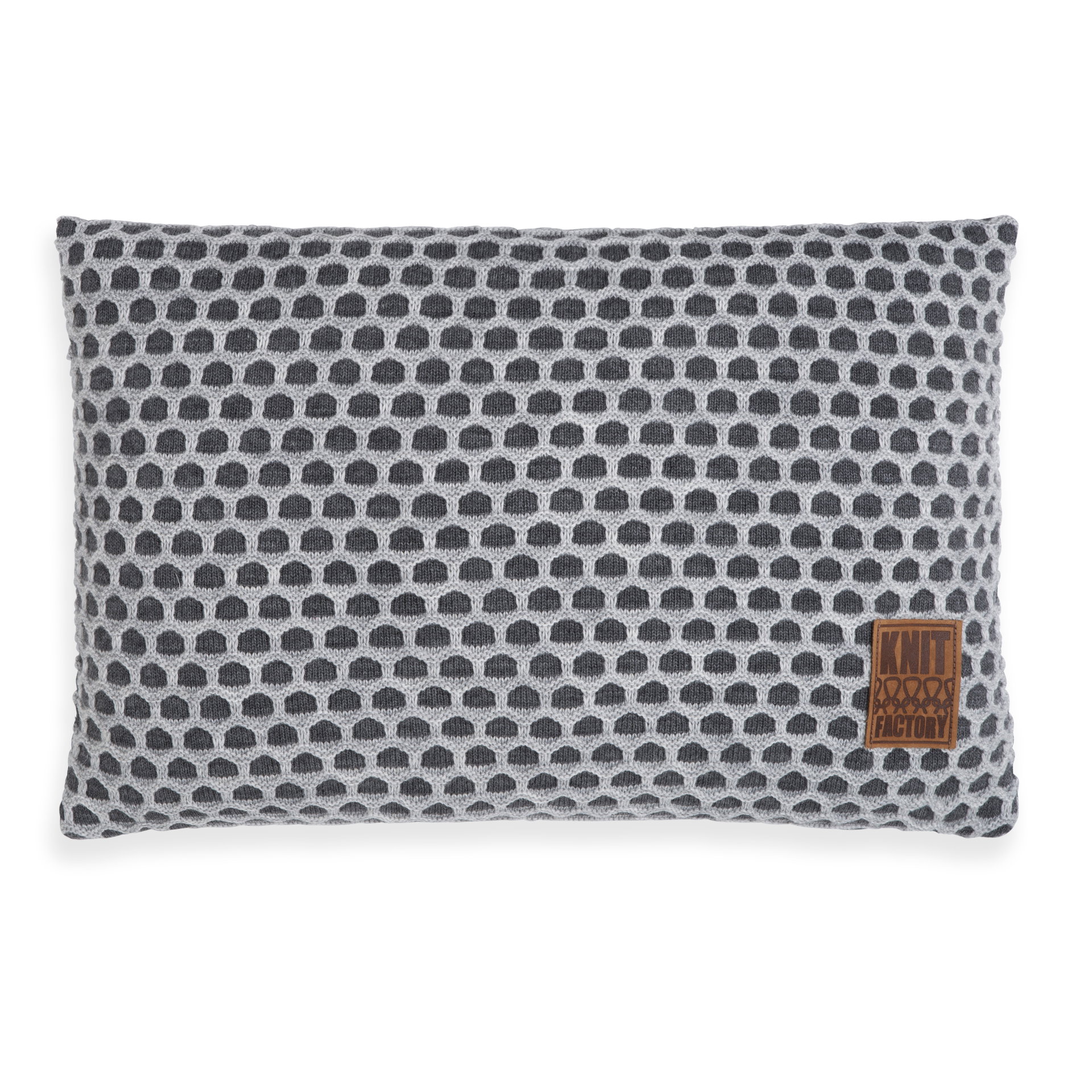 Mila Cushion Anthracite/Light Grey - 60x40