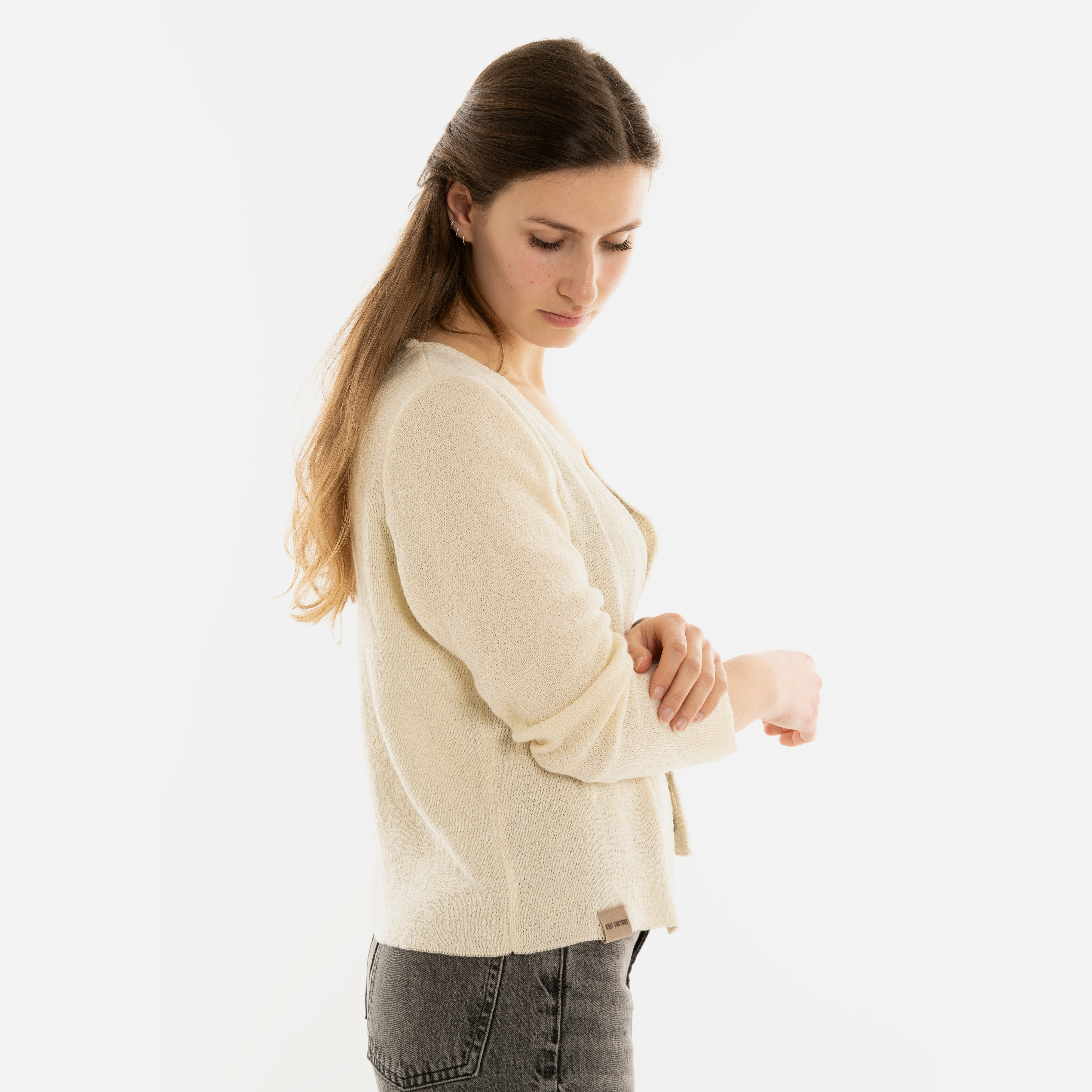 Ella Kort Gebreid Vest Beige - 40/42 Ella Kort Gebreid Vest Beige - 40/42