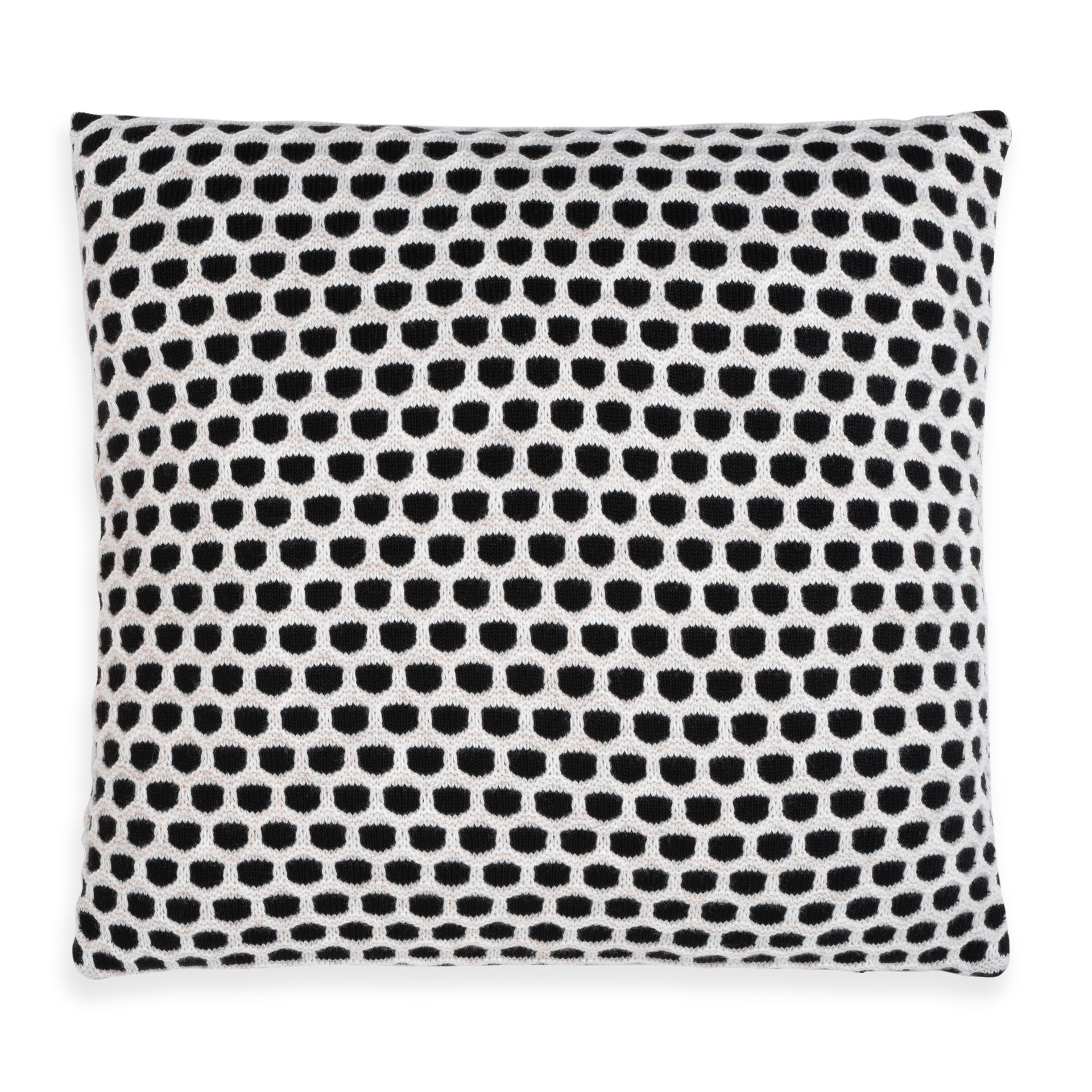 Mila Kissen Schwarz/Beige - 50x50