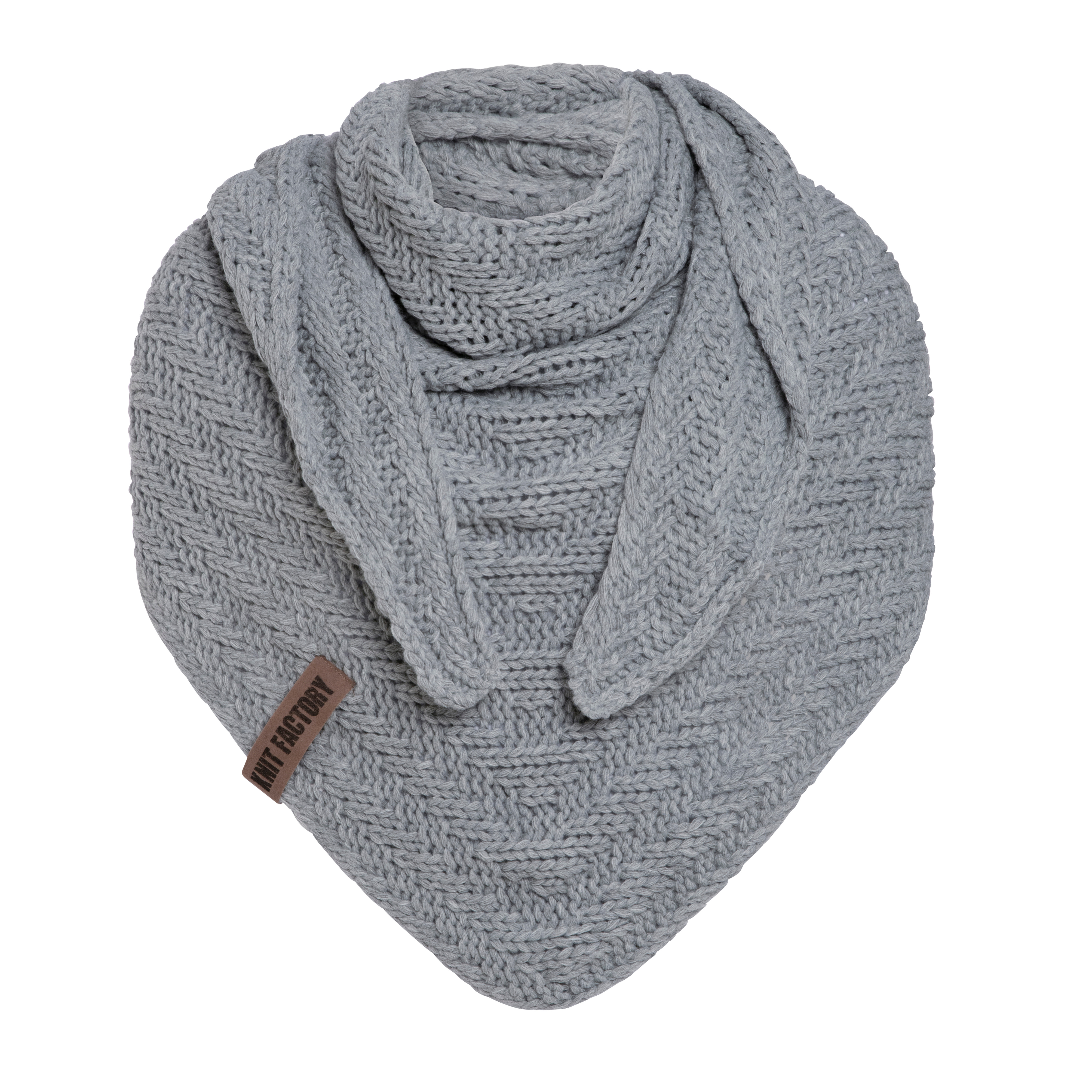 Sally Triangle Scarf Light Grey Sally Triangle Scarf Light Grey