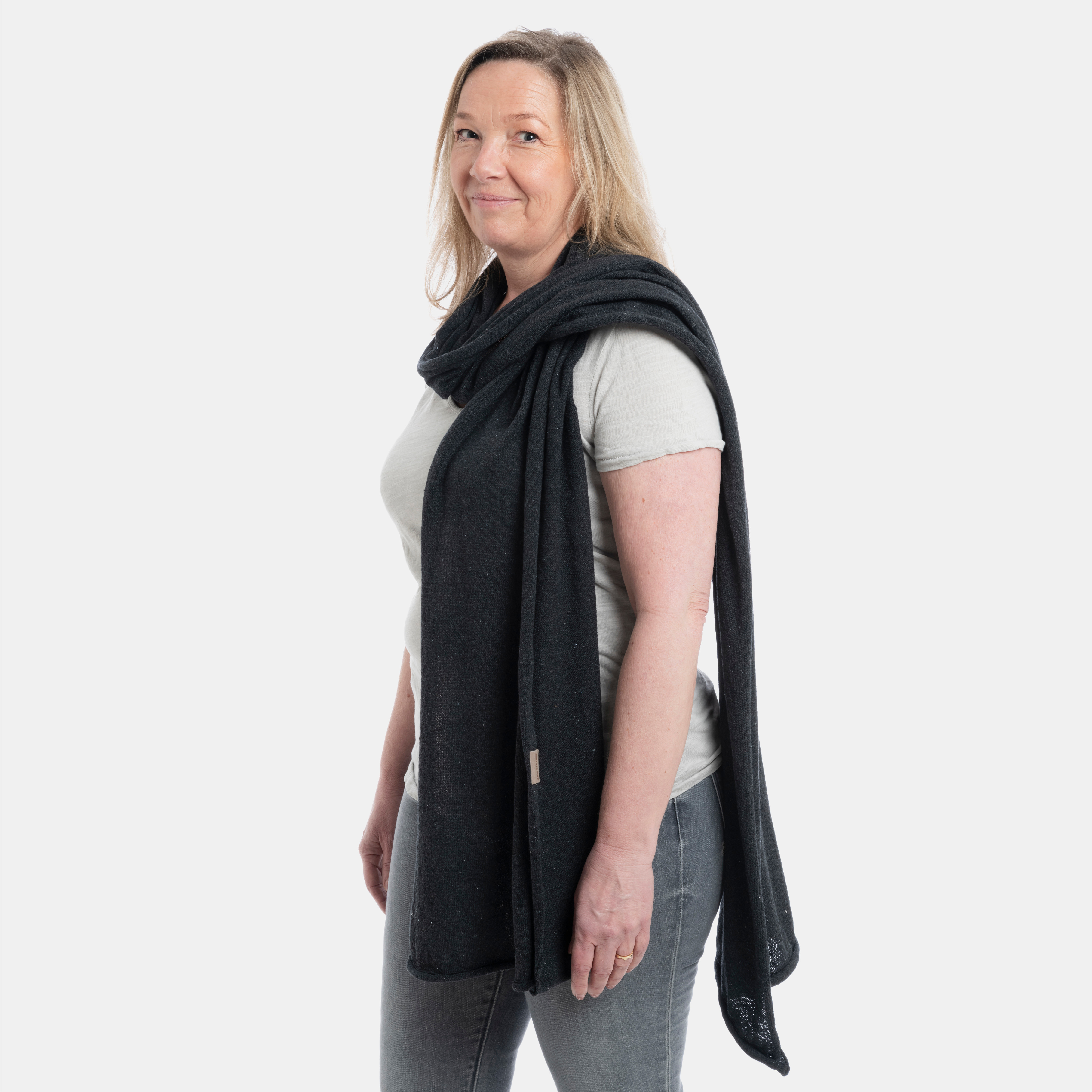 Iris Scarf Anthracite