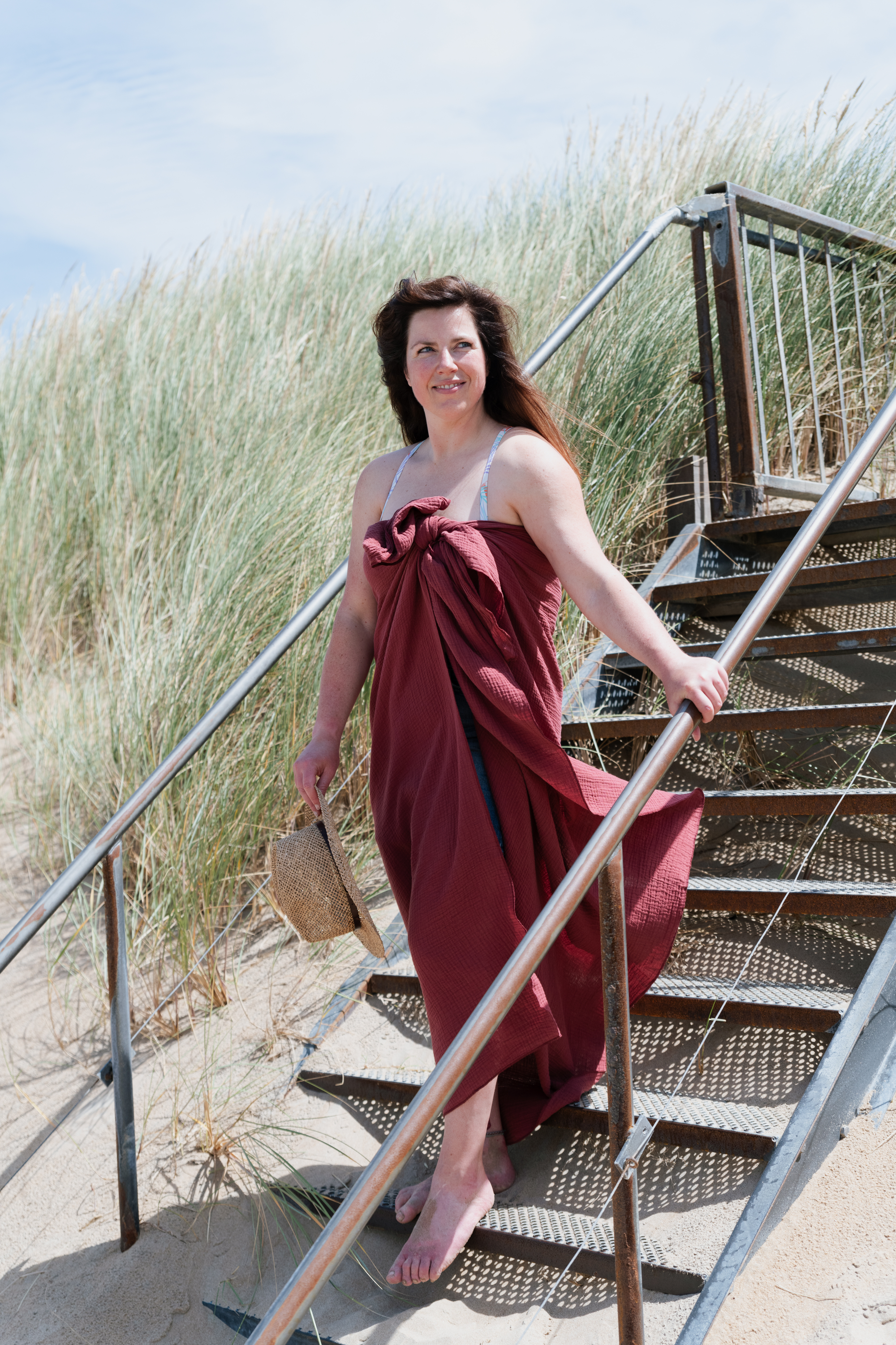 Liv Pareo - XL Musselintuch - Strandtuch Bright Green