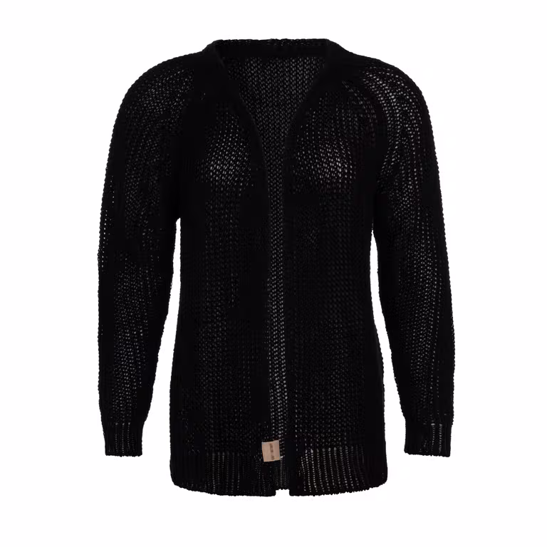 Daisy Cardigan Tricoté Court Noir - 40/42