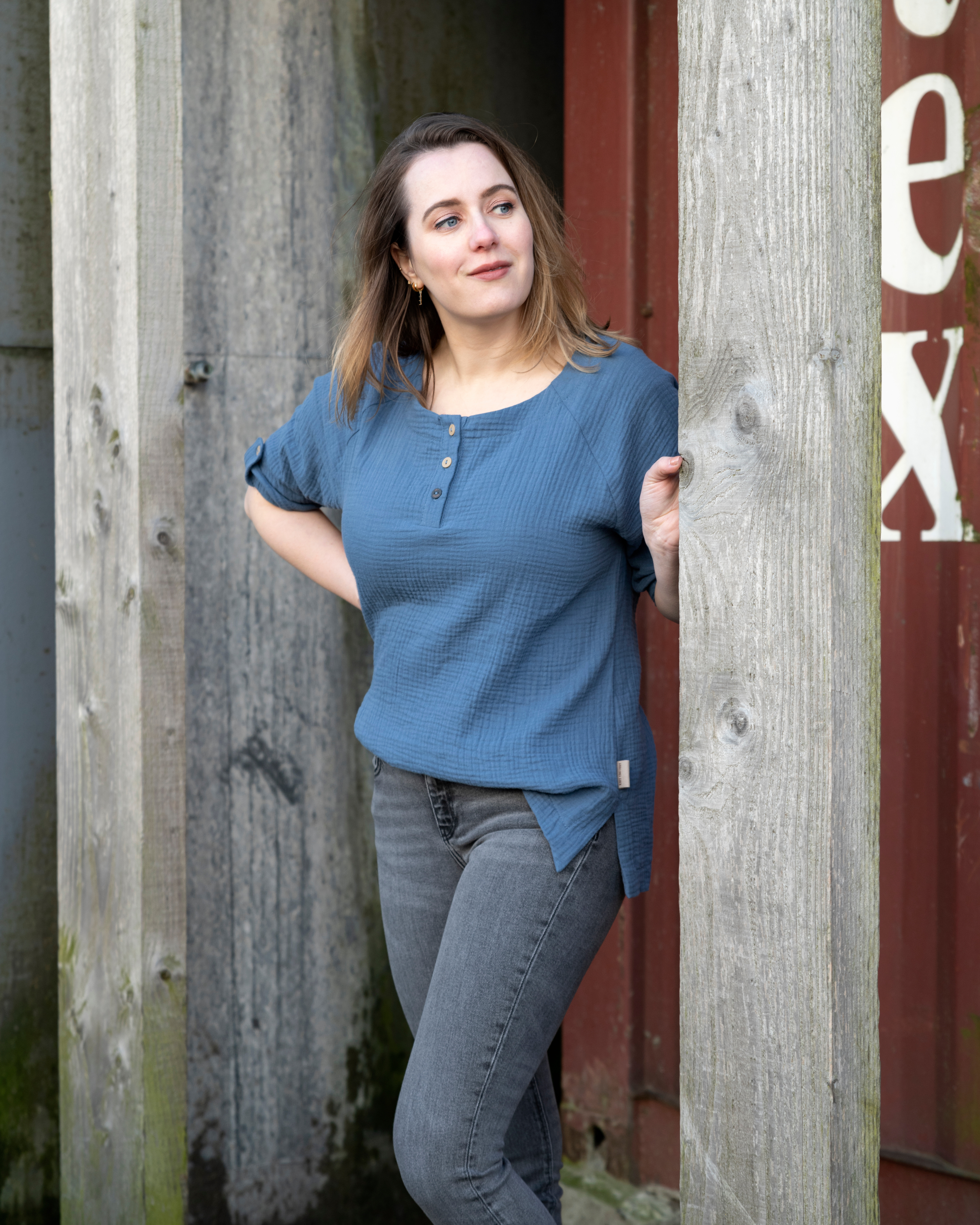 Nena Top Zwart - L
