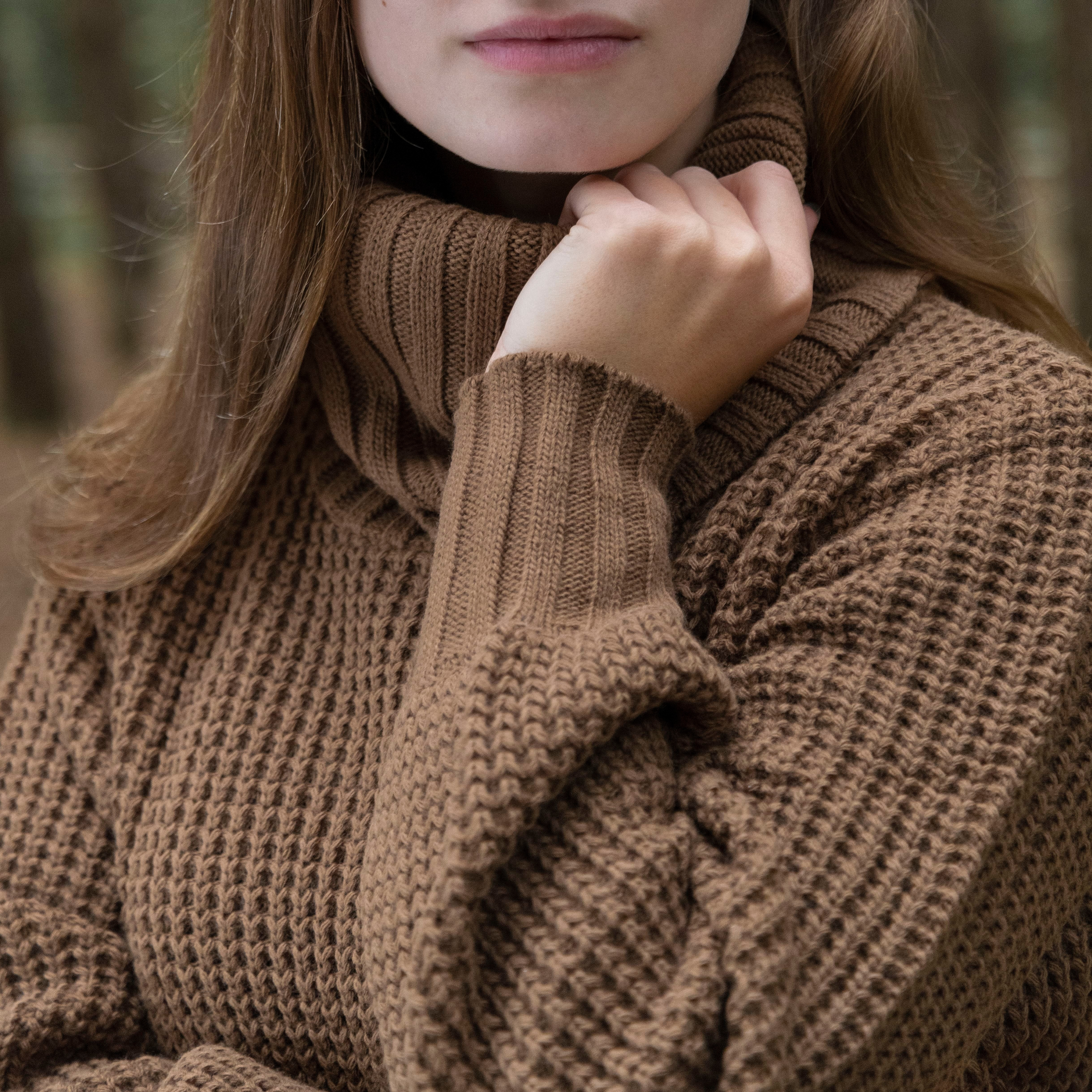 Robin Rollkragen Strickpullover Grau - 36/38
