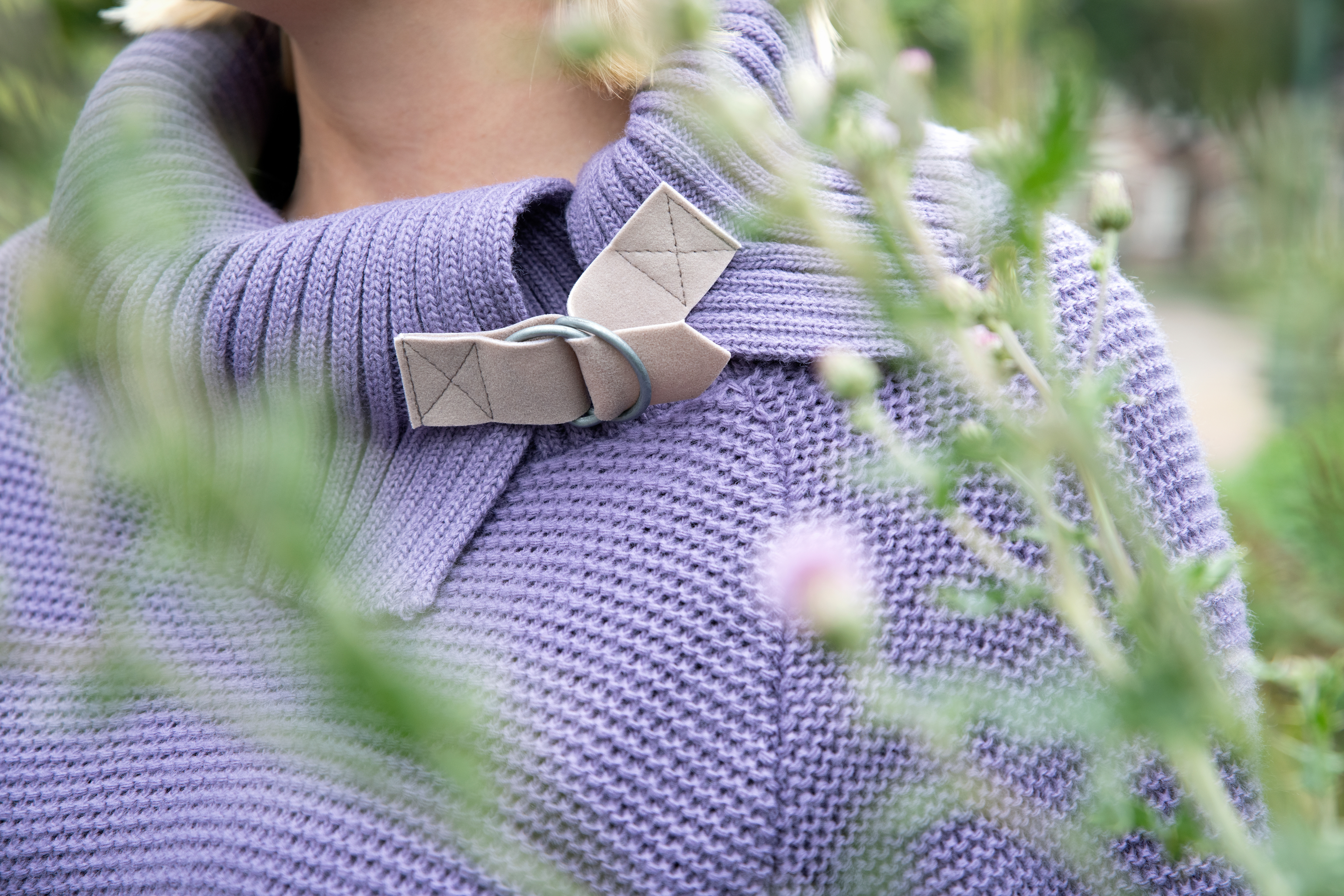 Jamie Gebreide Jurk Licht Grijs - 36/38