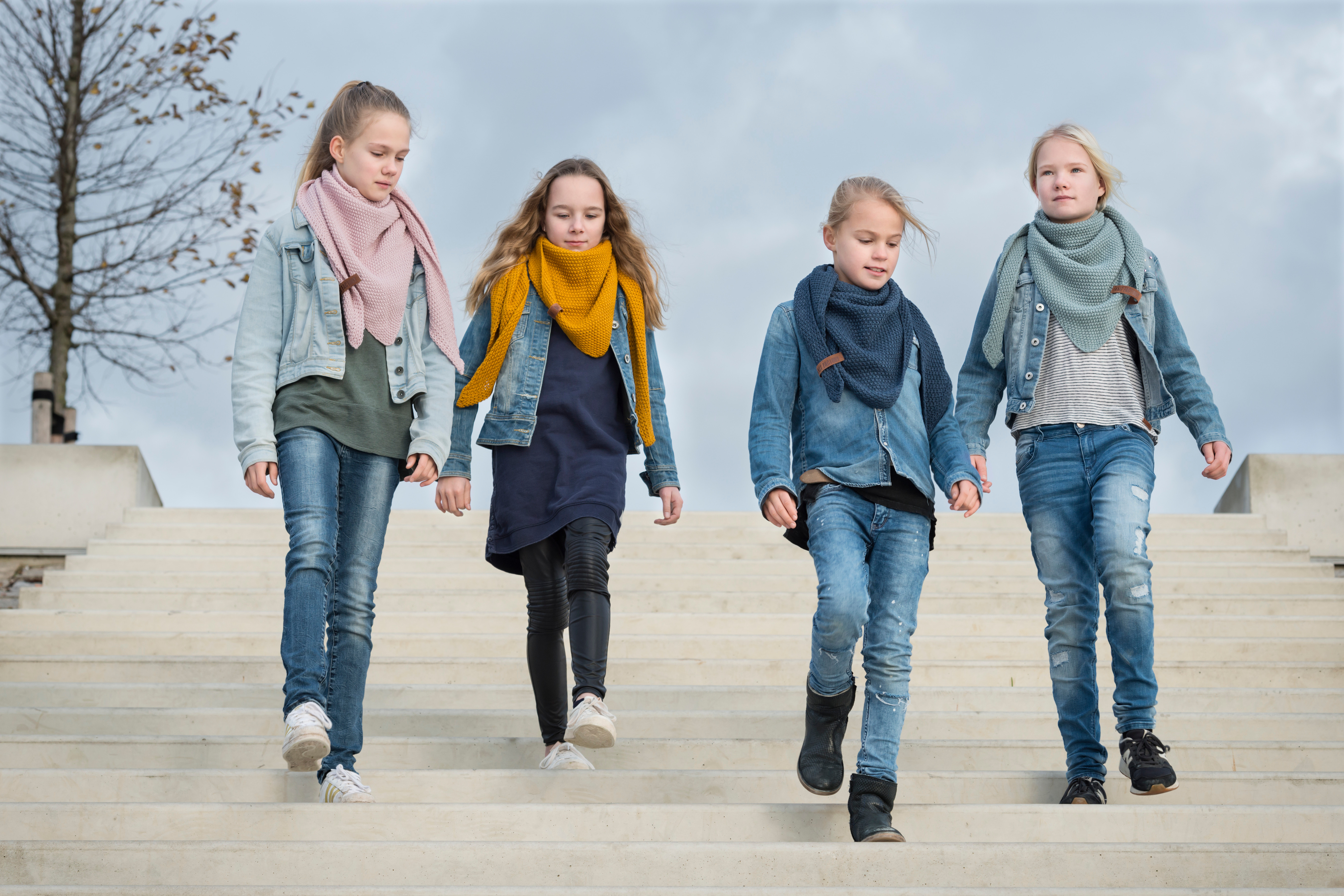 Coco Dreiecksschal Junior Ocker