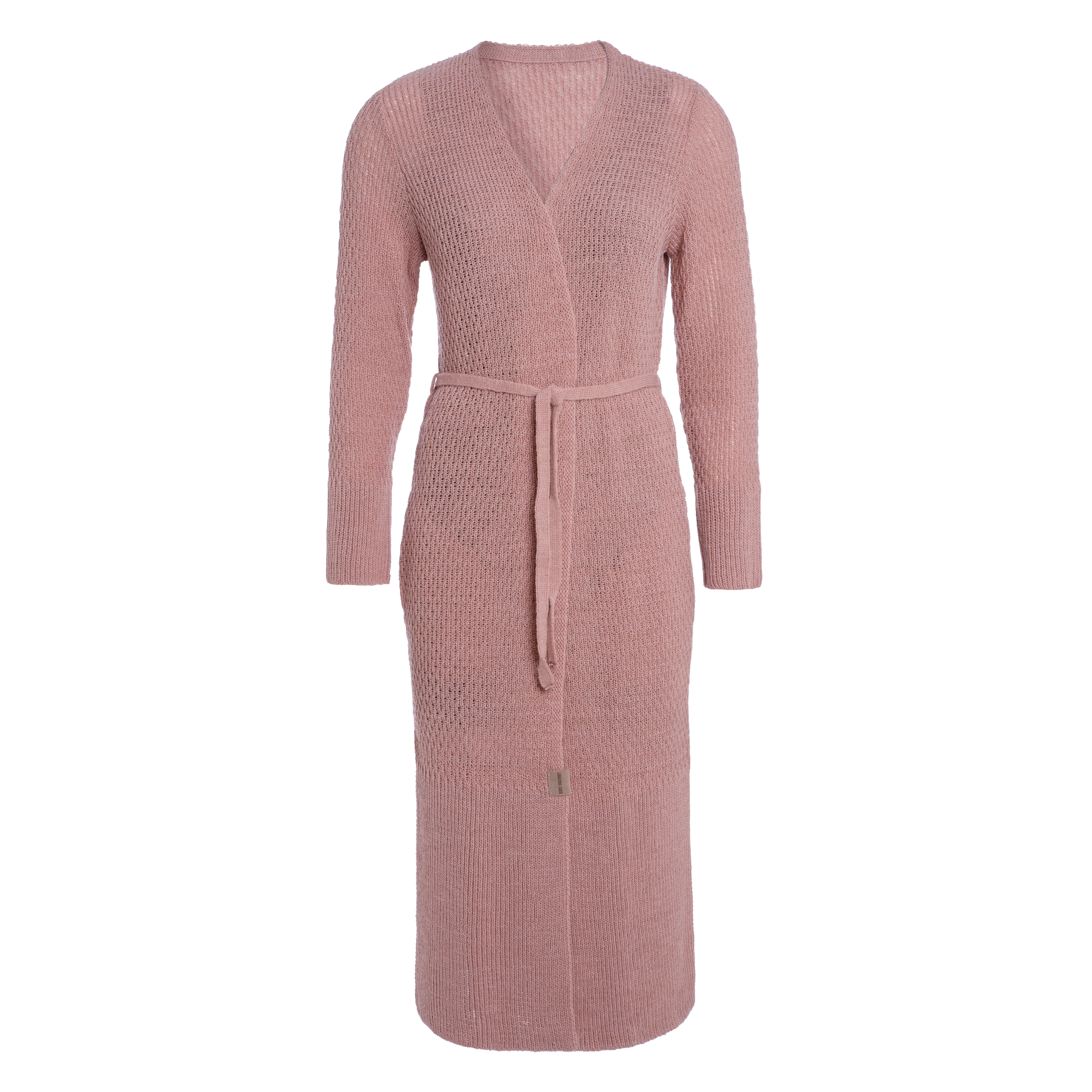Gina Lange Strickjacke Alt Rosa - 36/38 - Mit Taschen