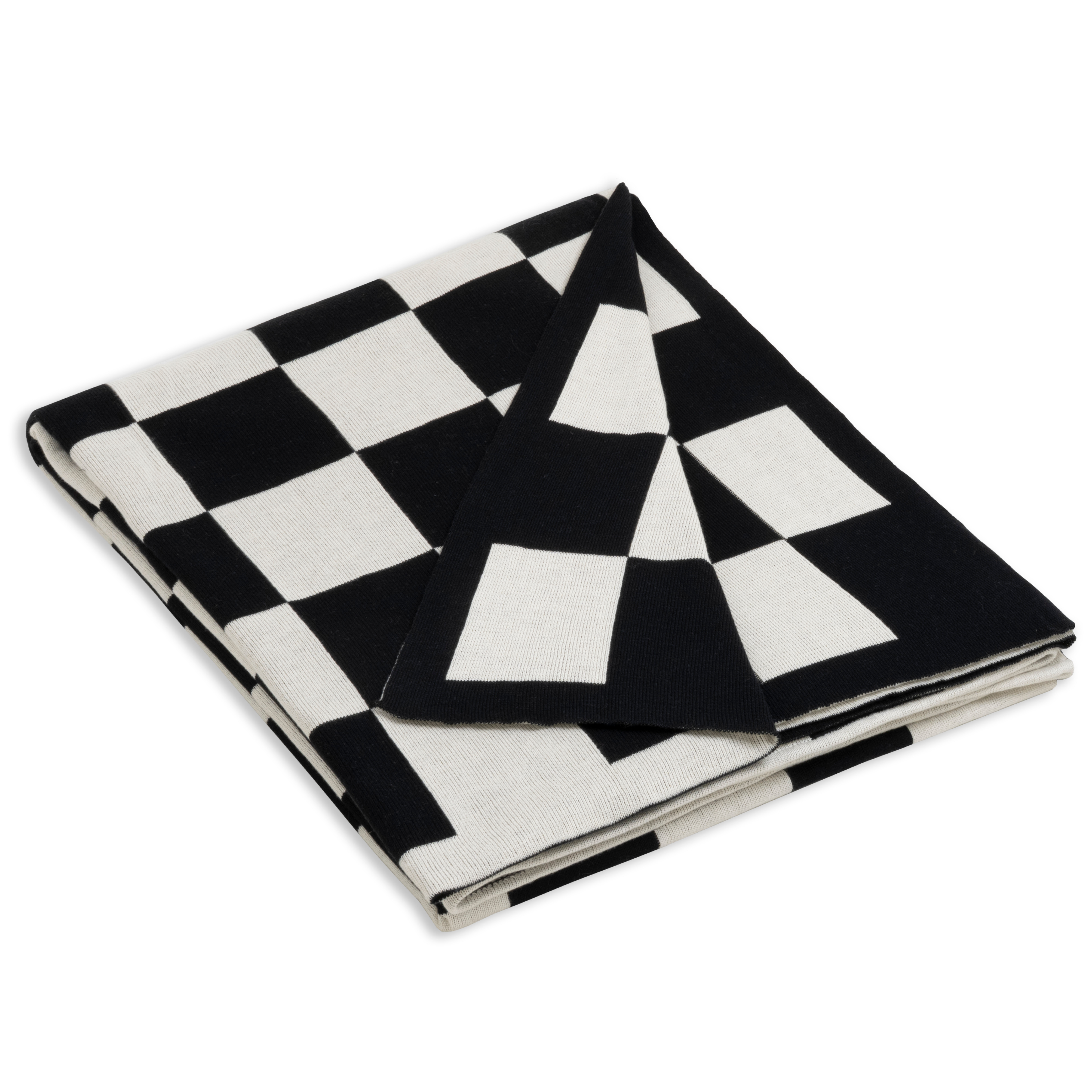 Caro Plaid Ecru/Schwarz