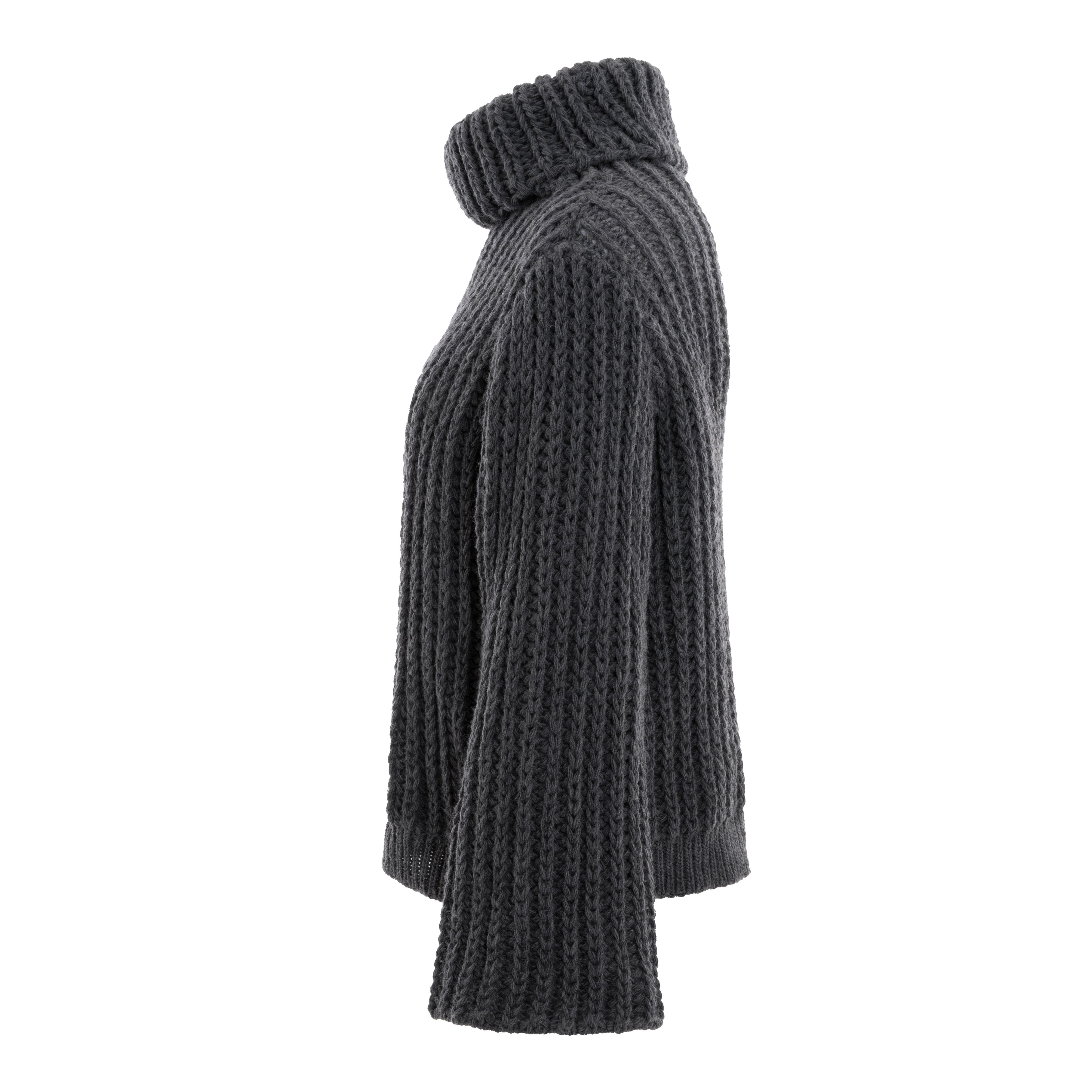 Kris Rollkragen Strickpullover Anthrazit - 36/38