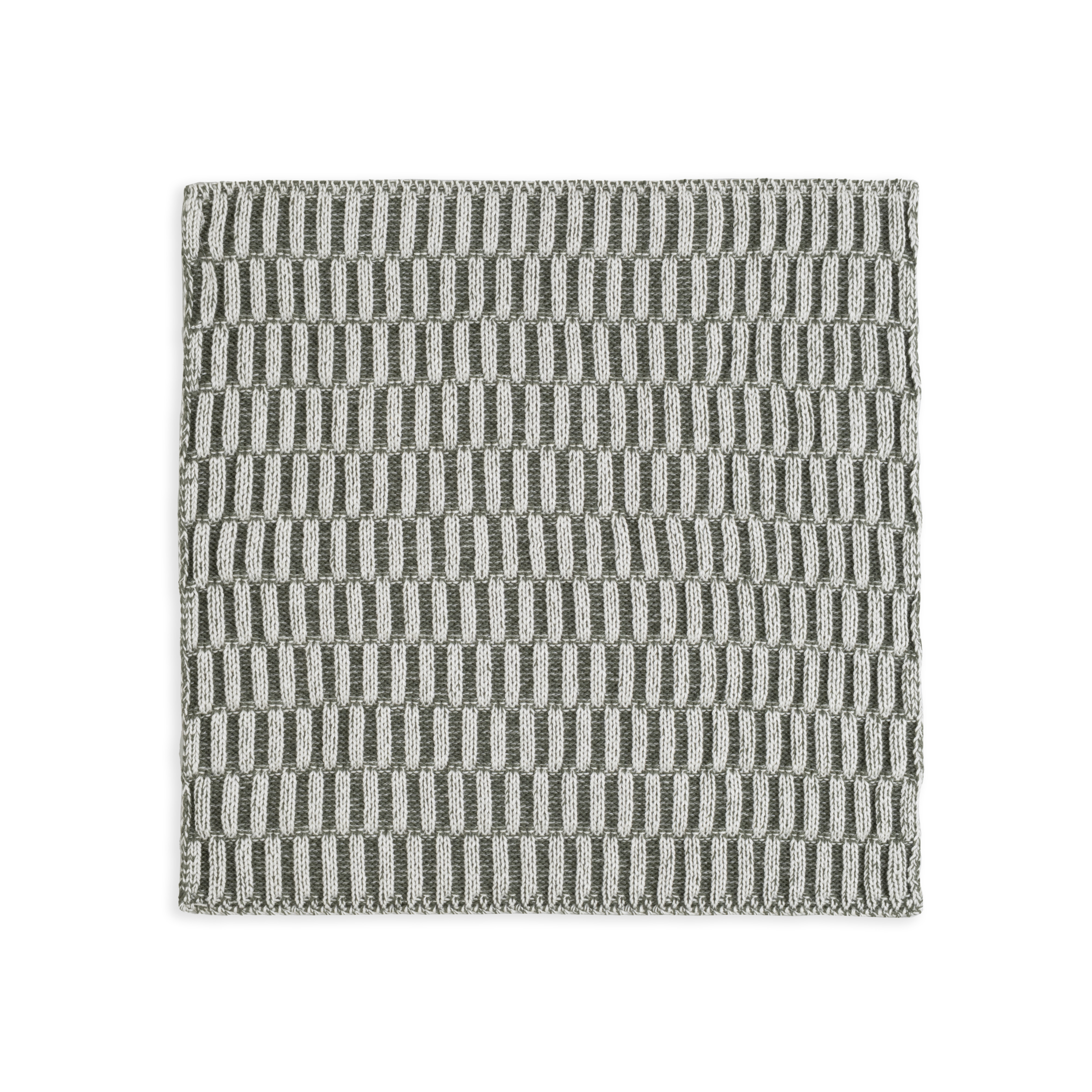 Spültuch Block Ecru/Khaki
