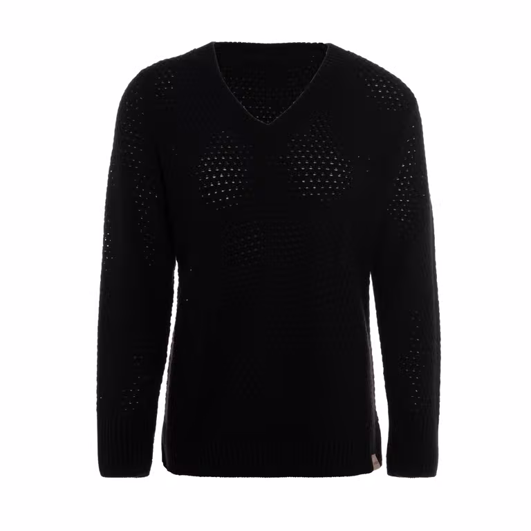 Ilse V-Neck Pullover Black - 36/38