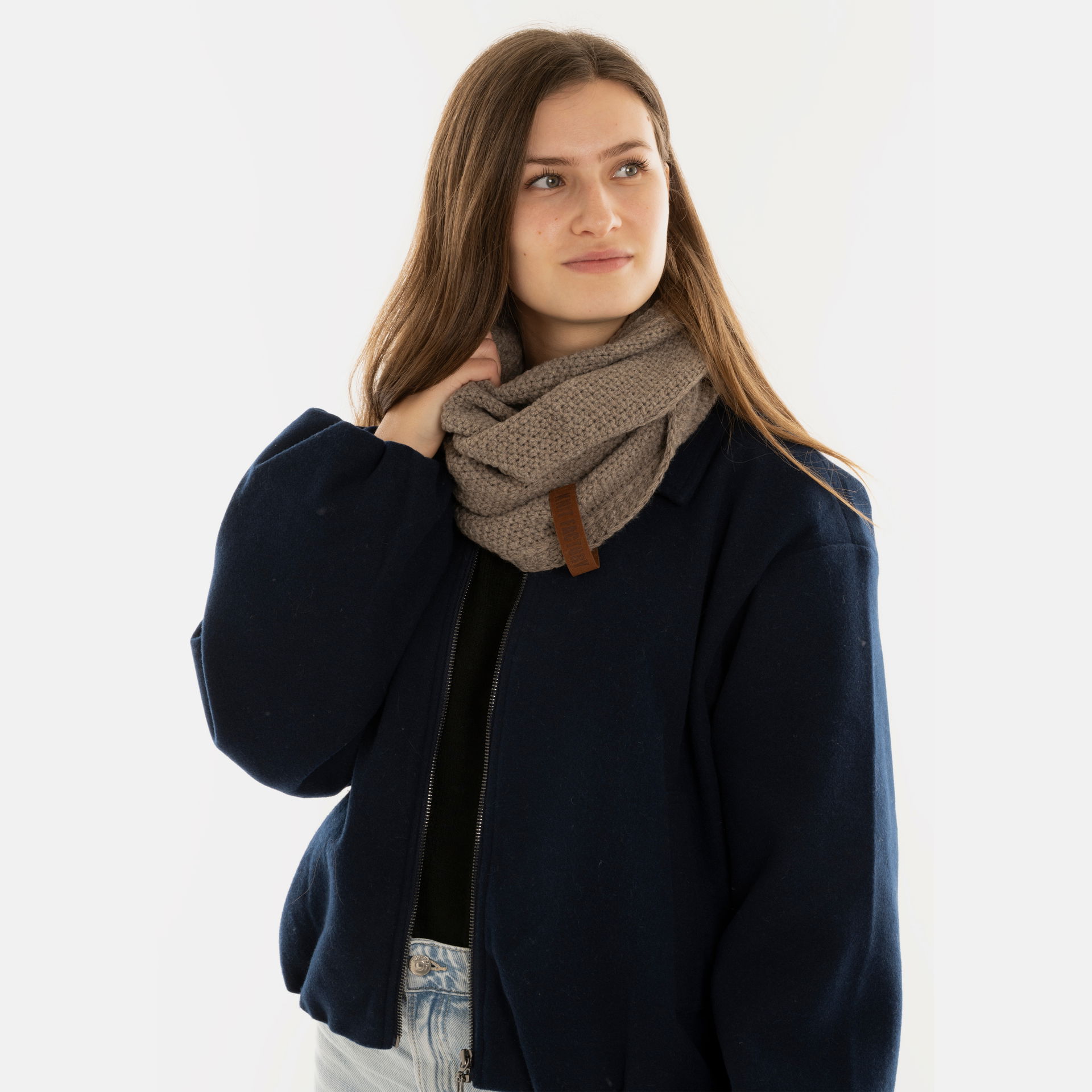 Coco Infinity Scarf Marron