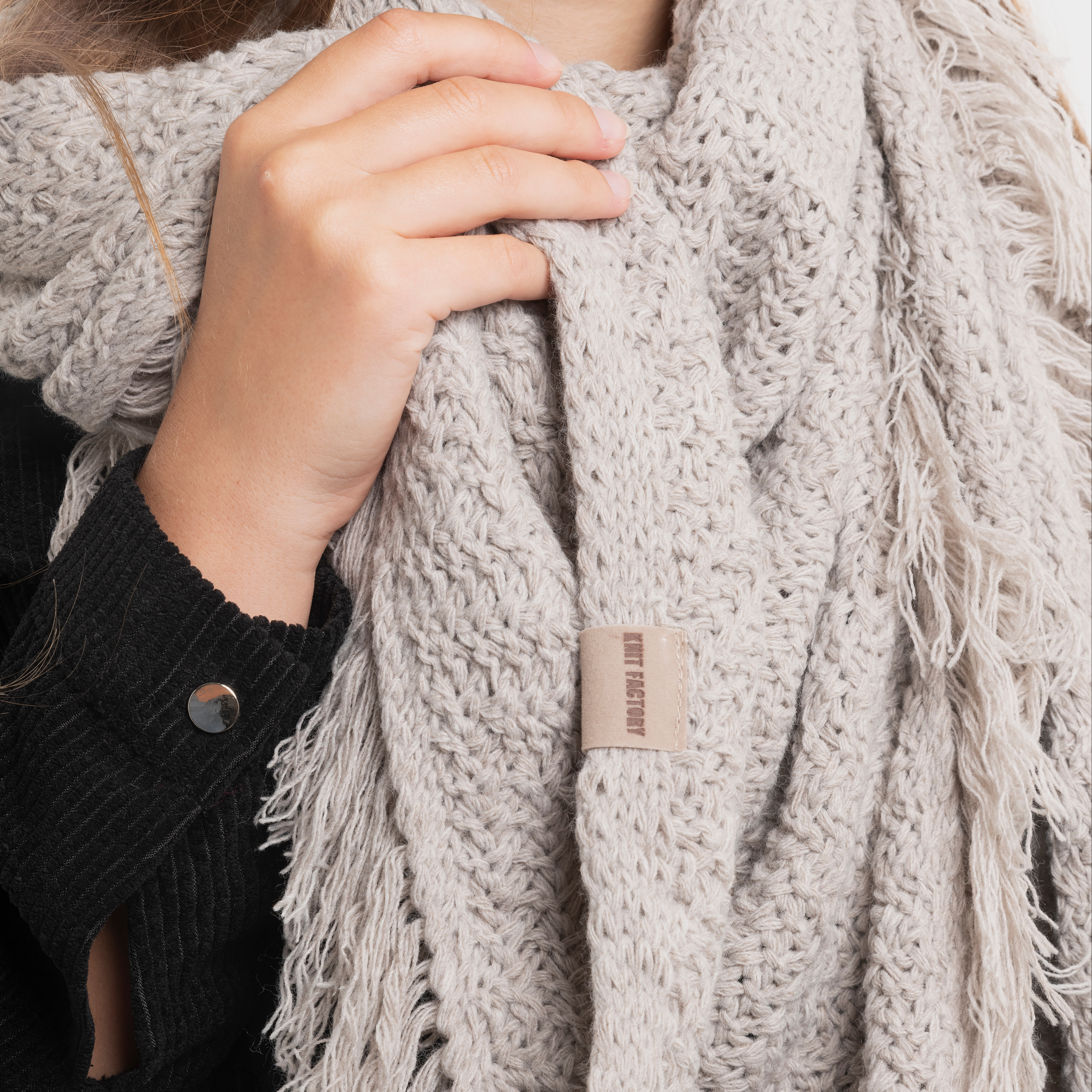 Amber Dreiecksschal Iced Clay