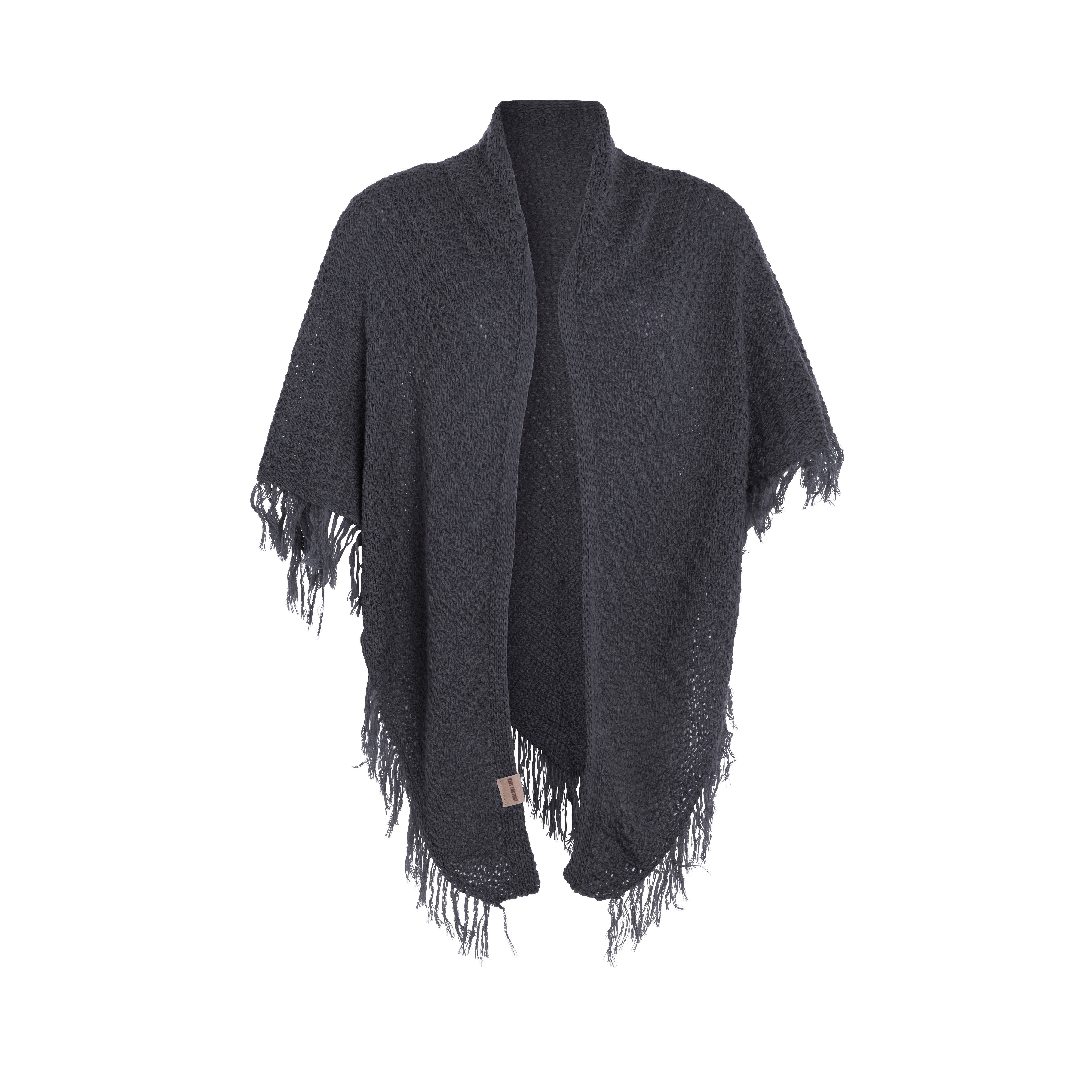 Amber Triangle Scarf Anthracite