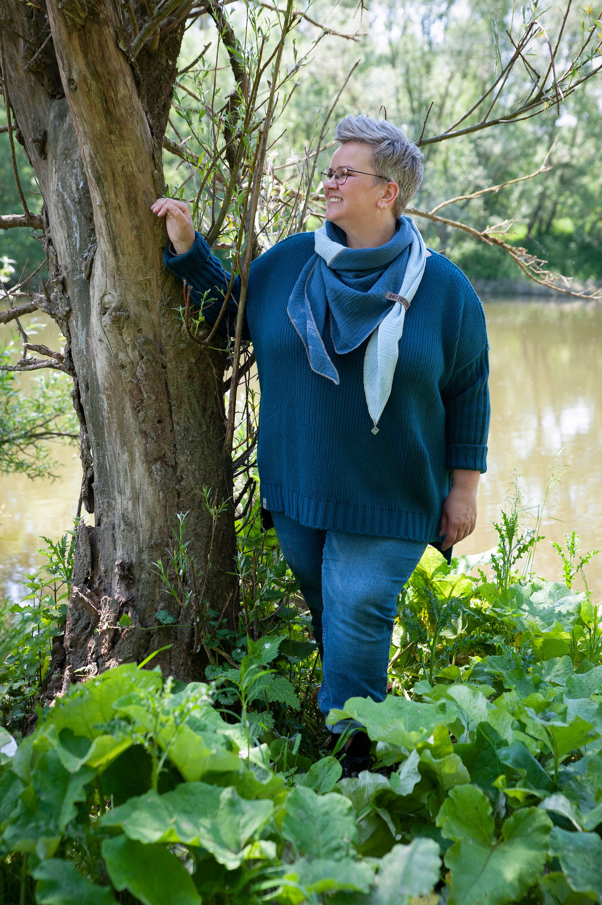 Kylie Pullover Petrol - 46/54