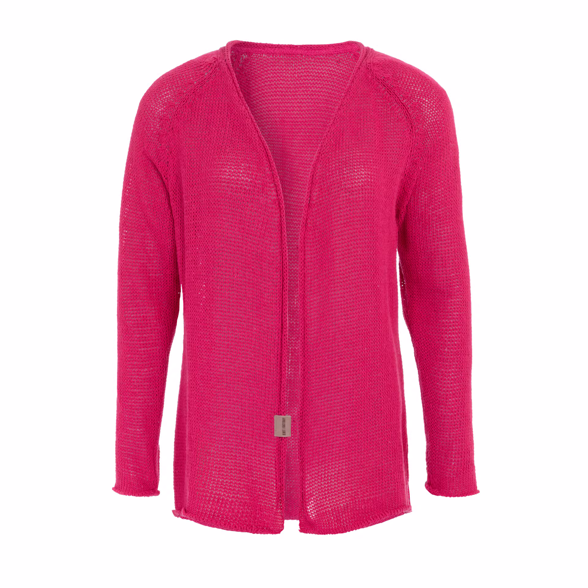 Jasmin Short Knitted Cardigan Fuchsia - 36/38