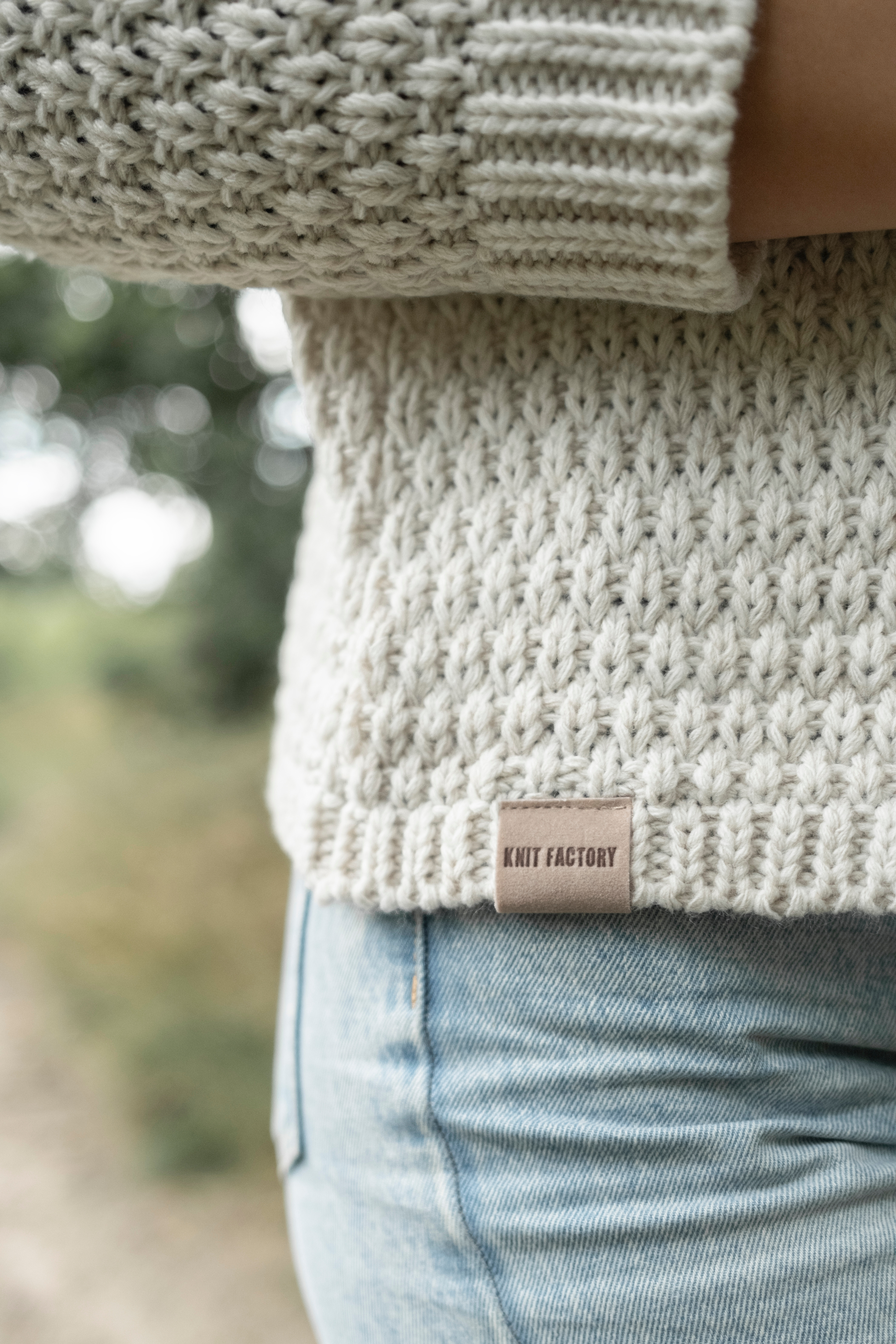 Becky Kurze Strickjacke Iced Clay - 36/38