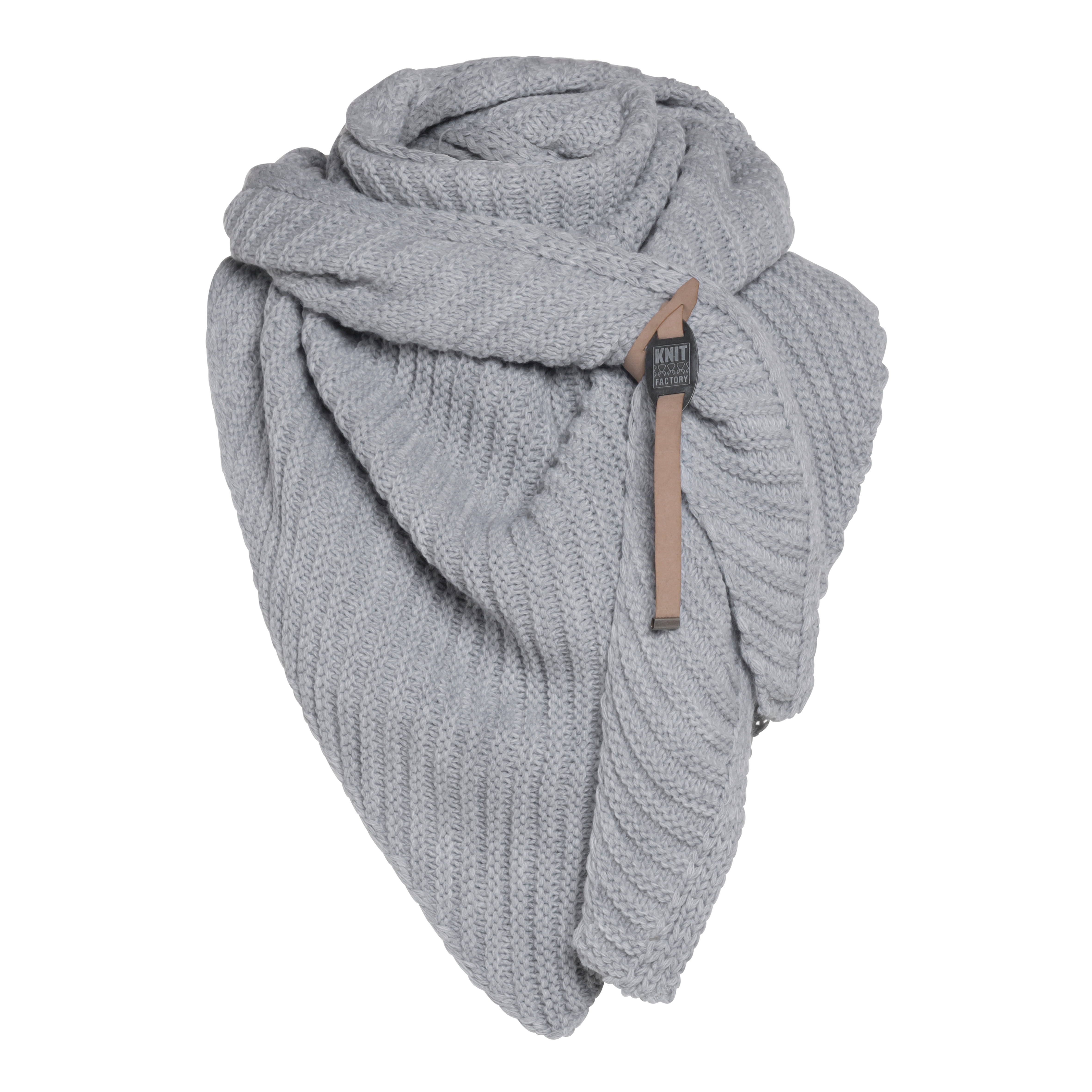 Demy Triangle Scarf Light Grey