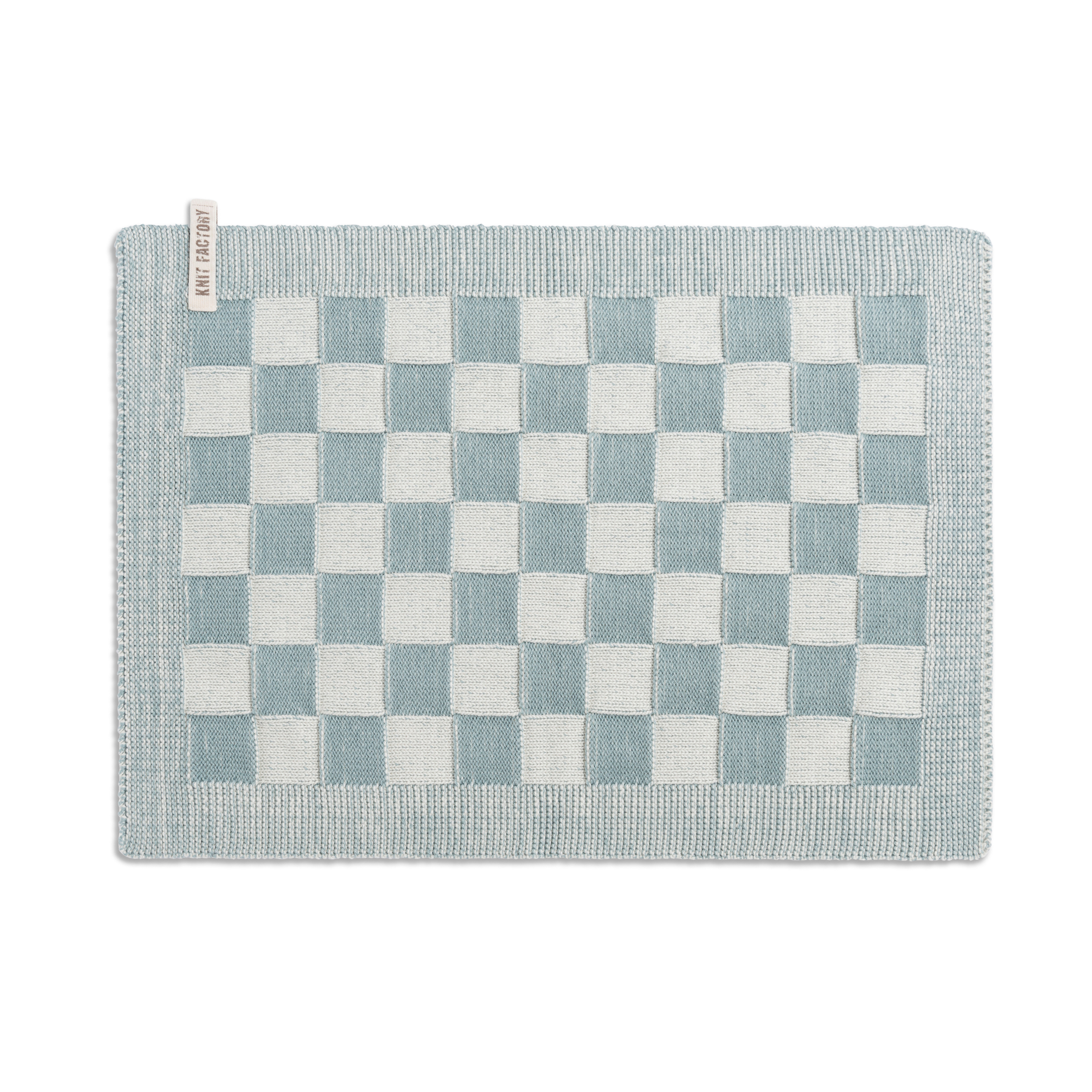 Placemat Block Ecru/Stone Green