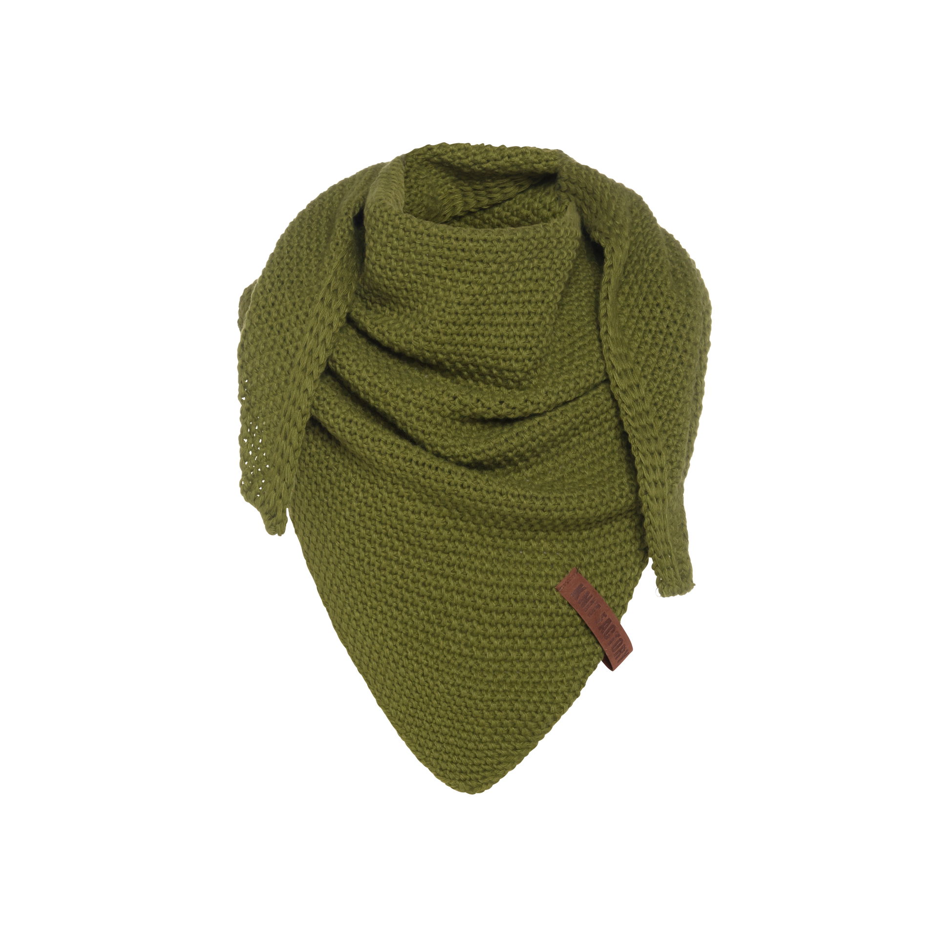 Coco Dreiecksschal Junior Moosgrün