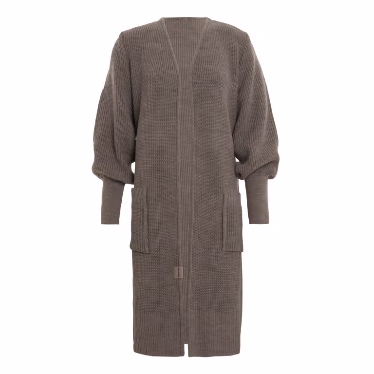 Patty Long Knitted Cardigan Marron - 40/42