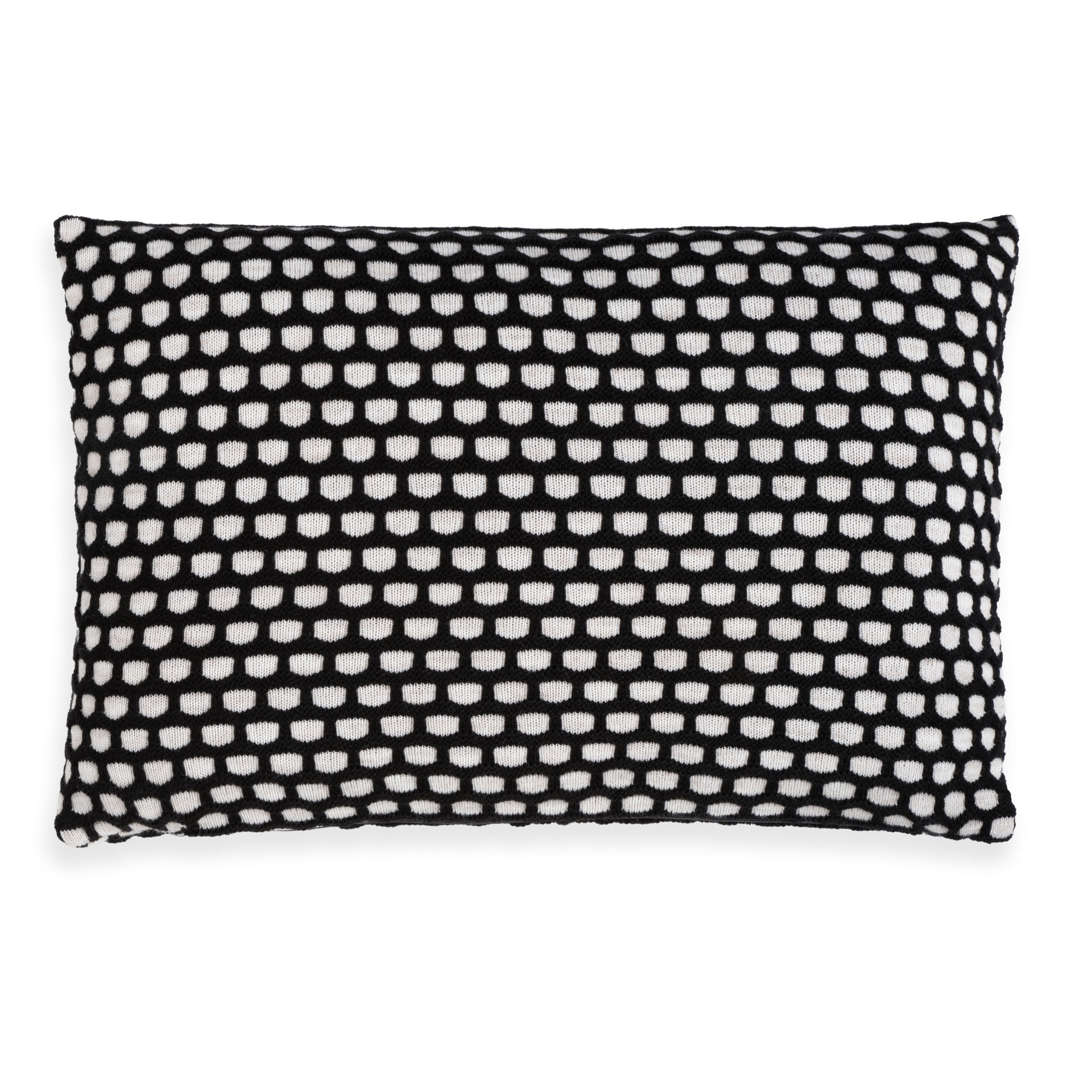 Mila Kussen Beige/Zwart - 60x40