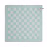 Essuie-Mains Block Ecru/Menthe