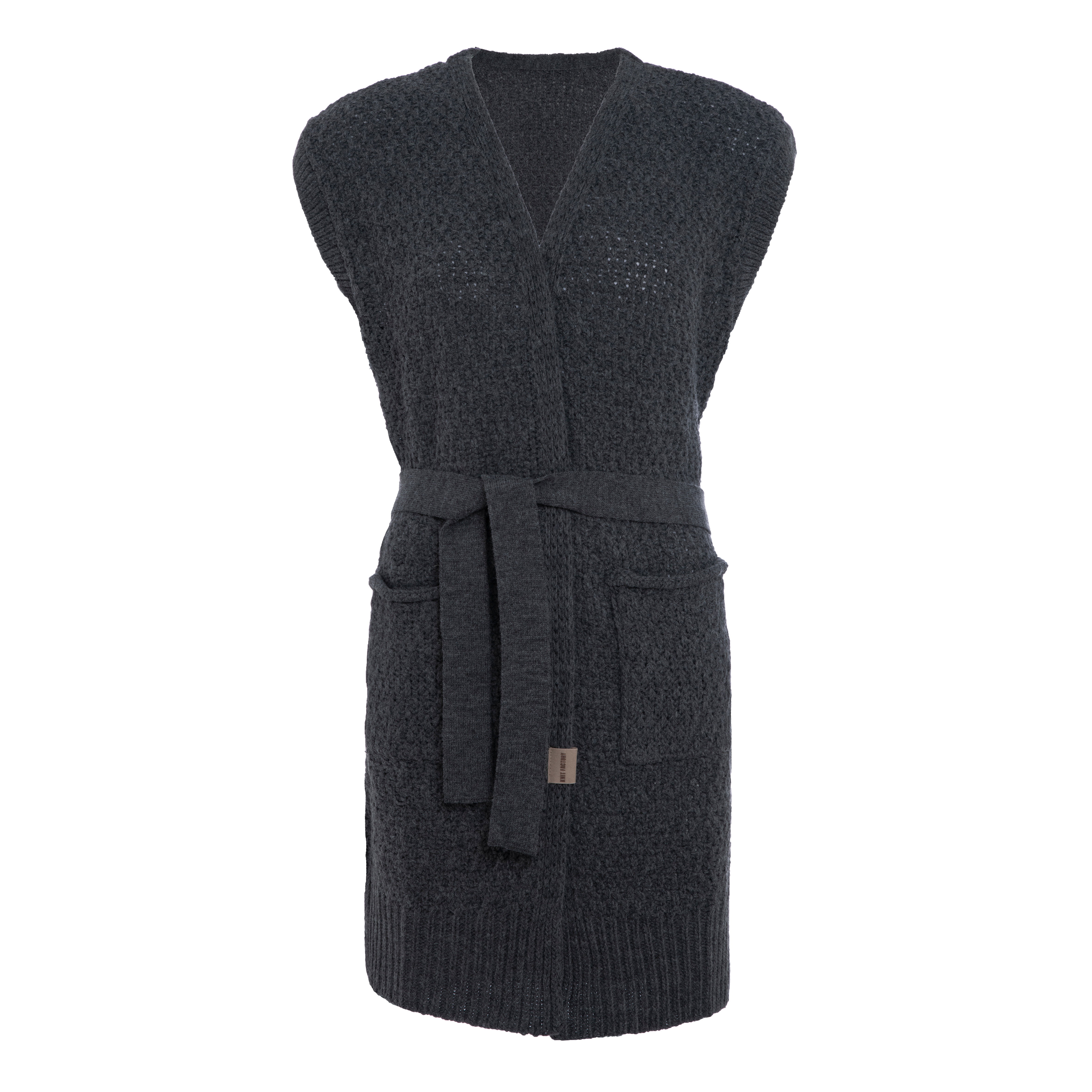 Luna Knitted Vest Anthracite - 36/38