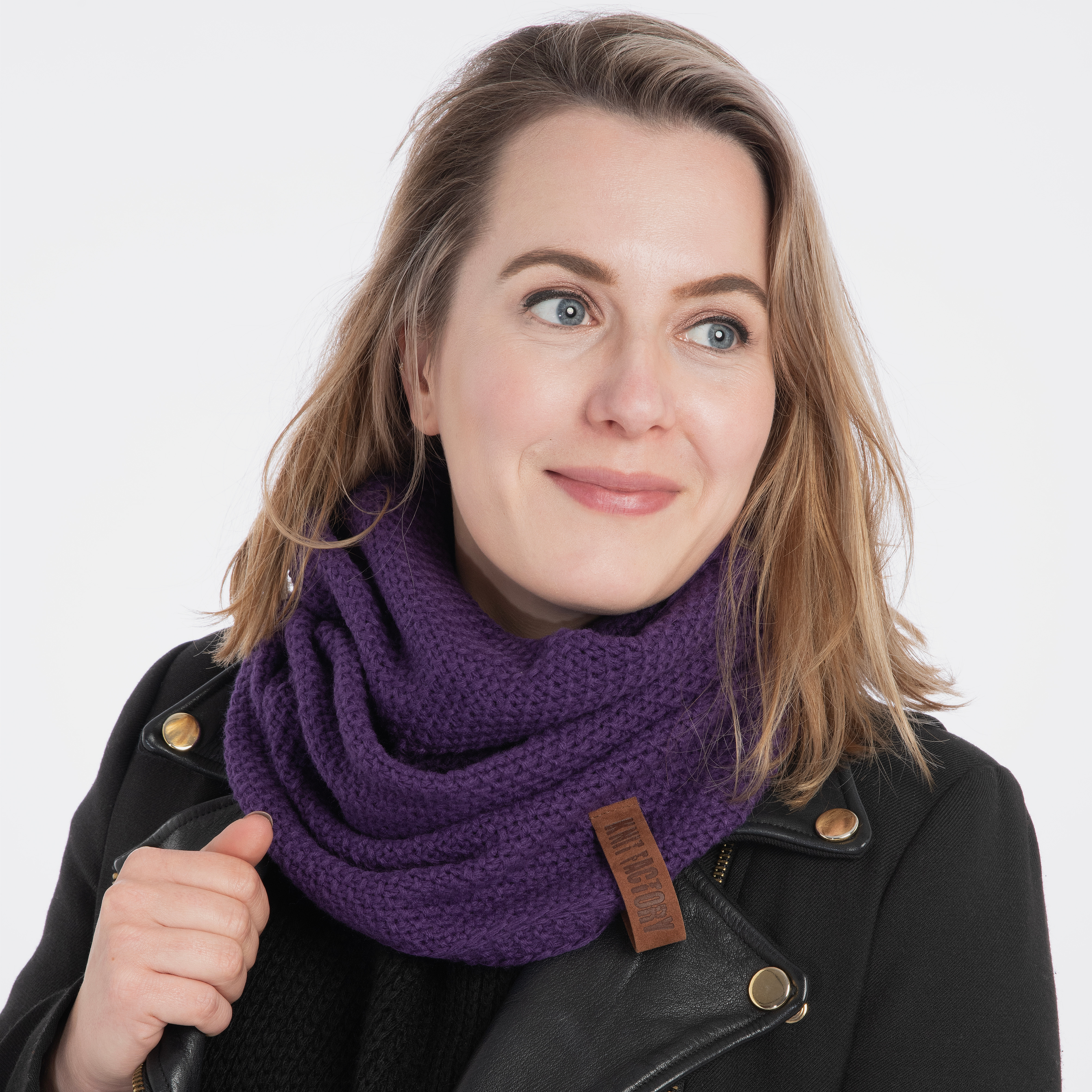 Coco Infinity Scarf Purple