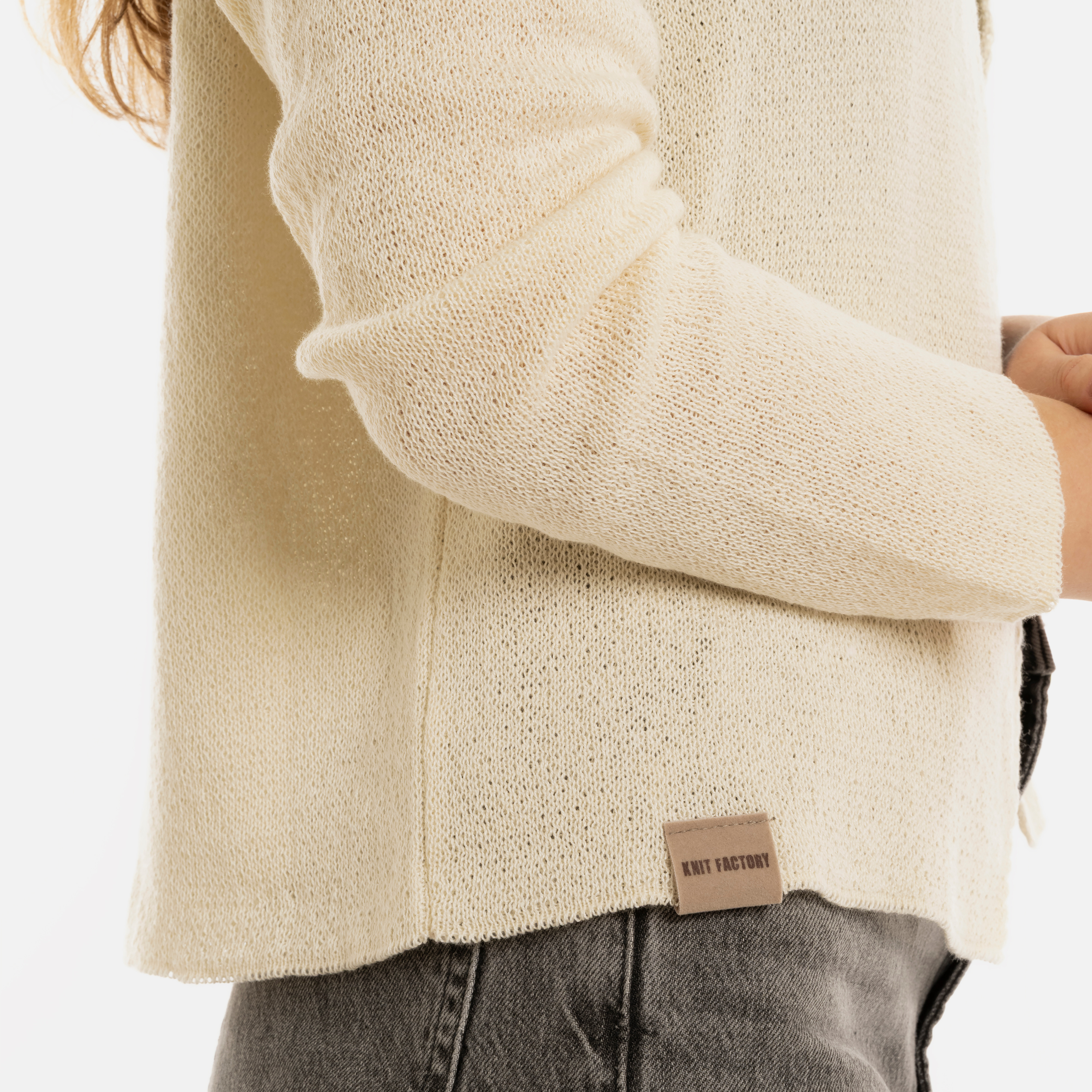 Ella Kort Gebreid Vest Beige - 40/42 Ella Kort Gebreid Vest Beige - 40/42