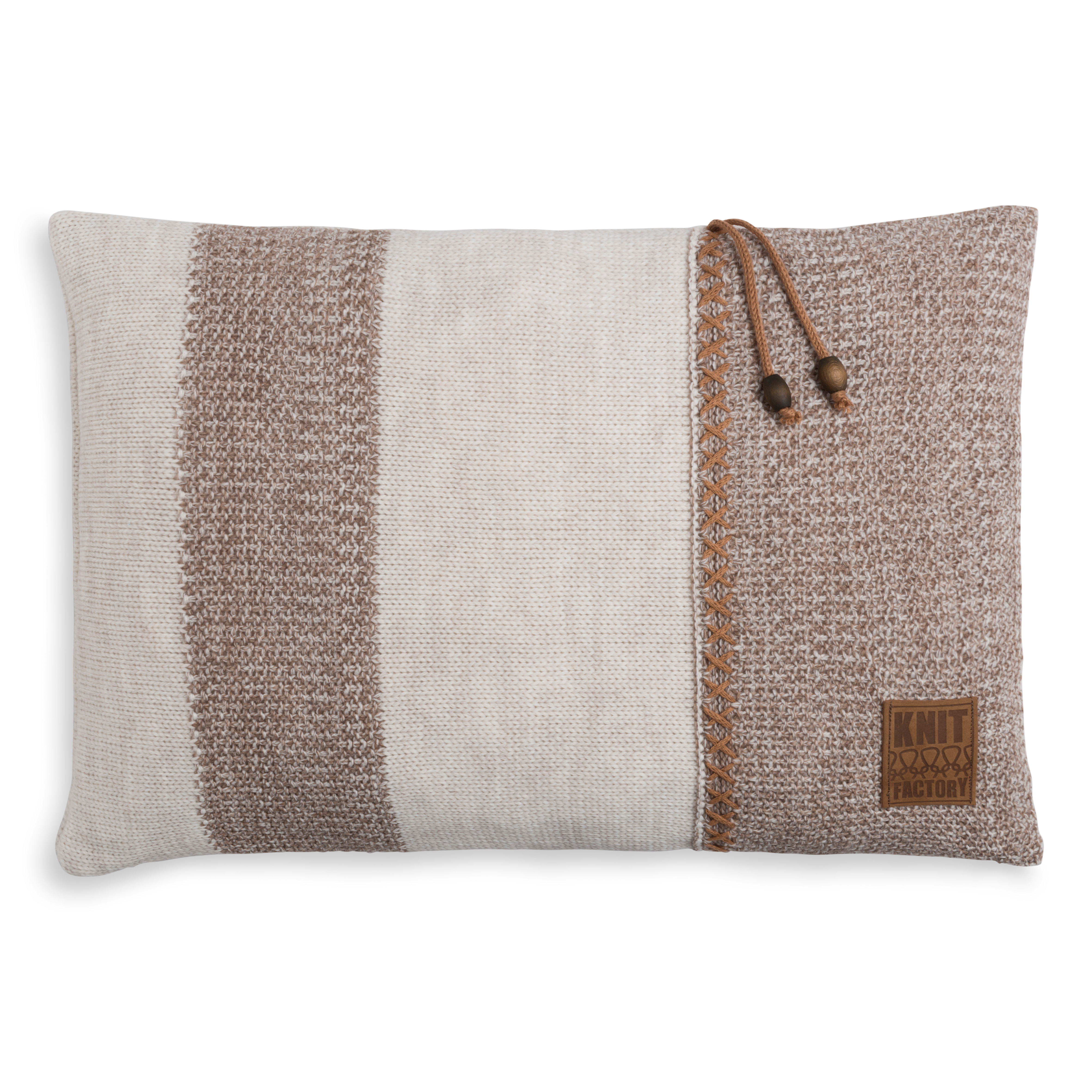 Roxx Cushion Beige/Marron - 60x40
