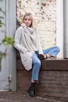 Demy Dreiecksschal Aubergine
