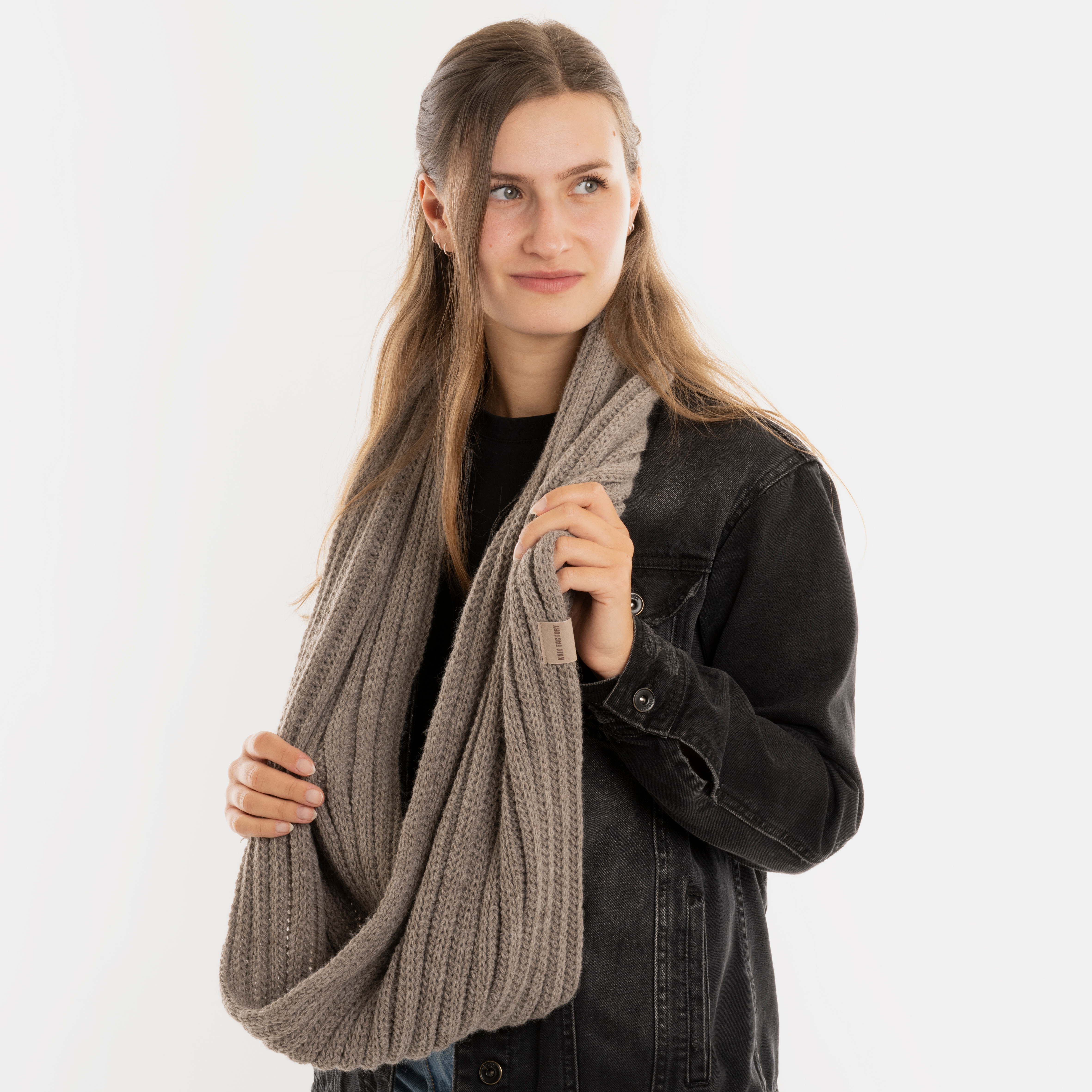 Nica Loop Schal Marron