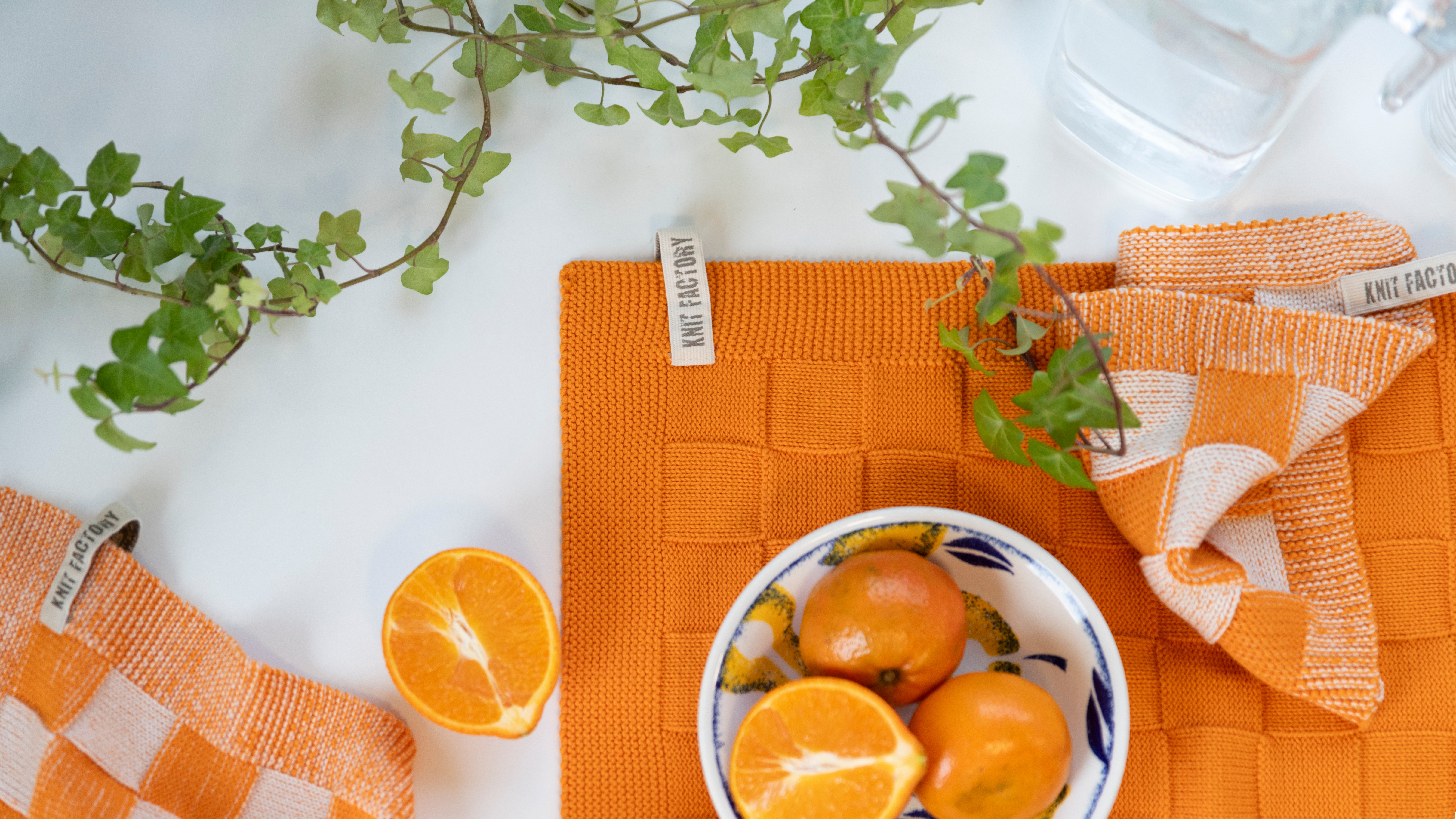 Potholder Block Ecru/Apricot