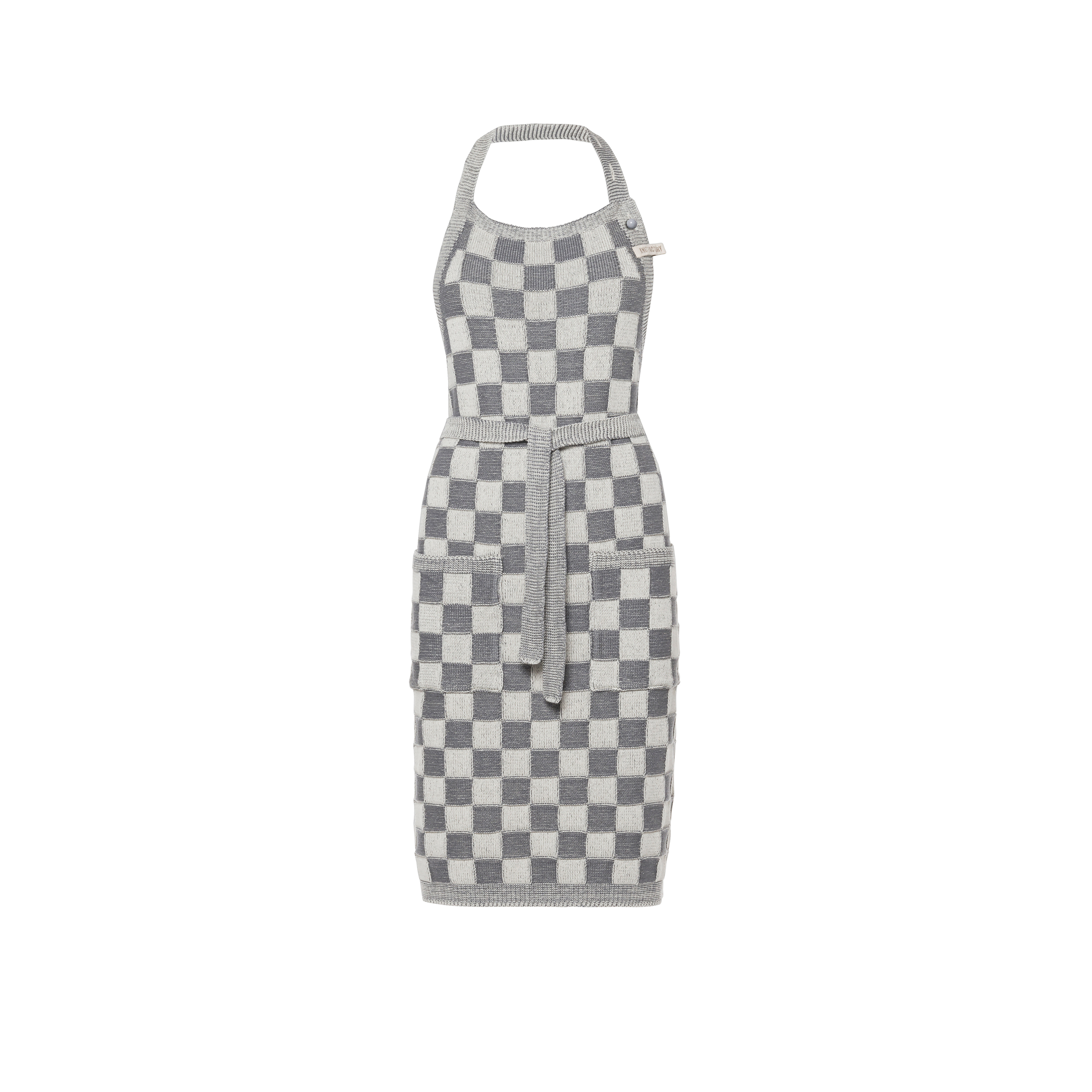 Apron Block Ecru/Med Grey
