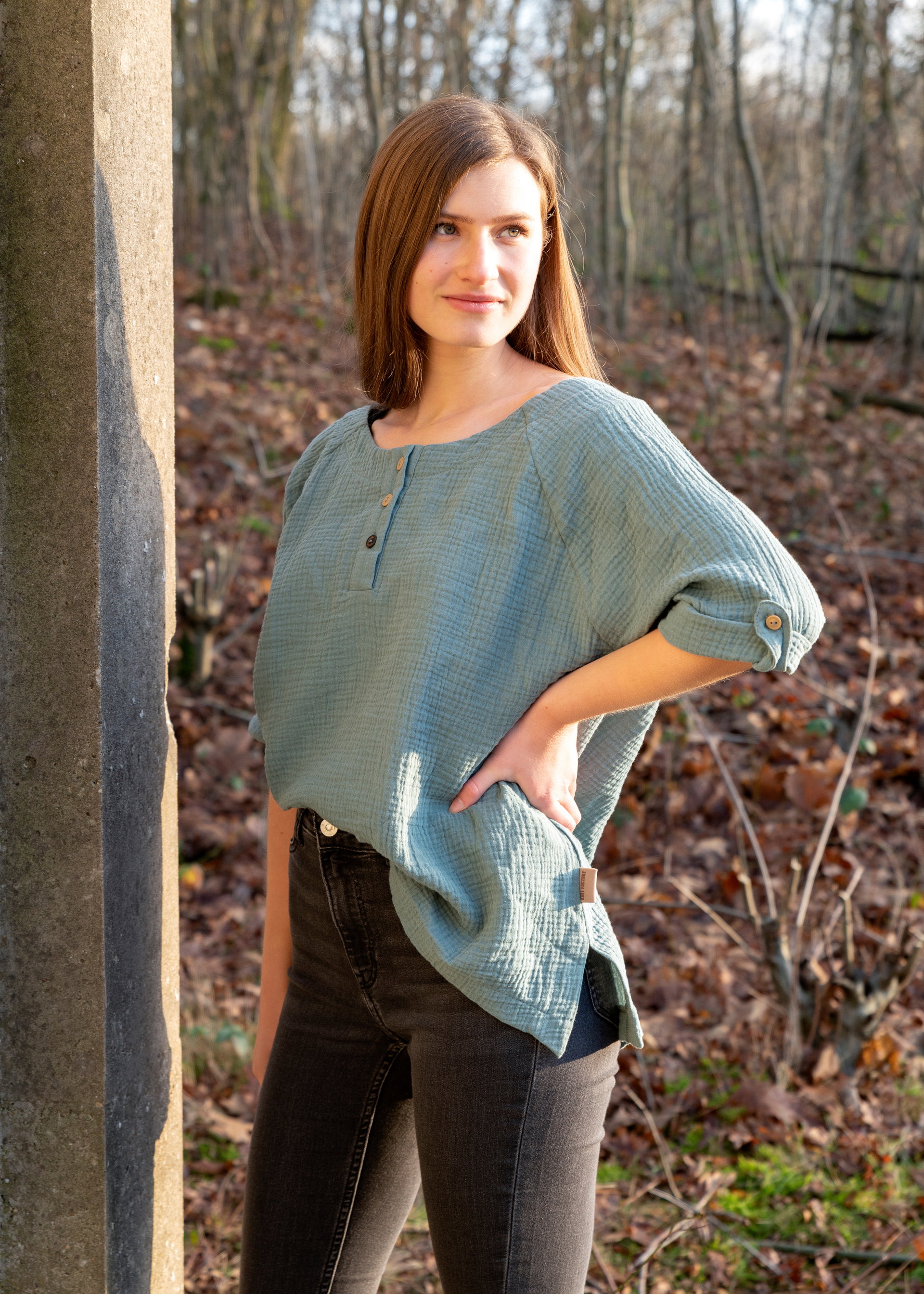 Nena Top Zwart - L