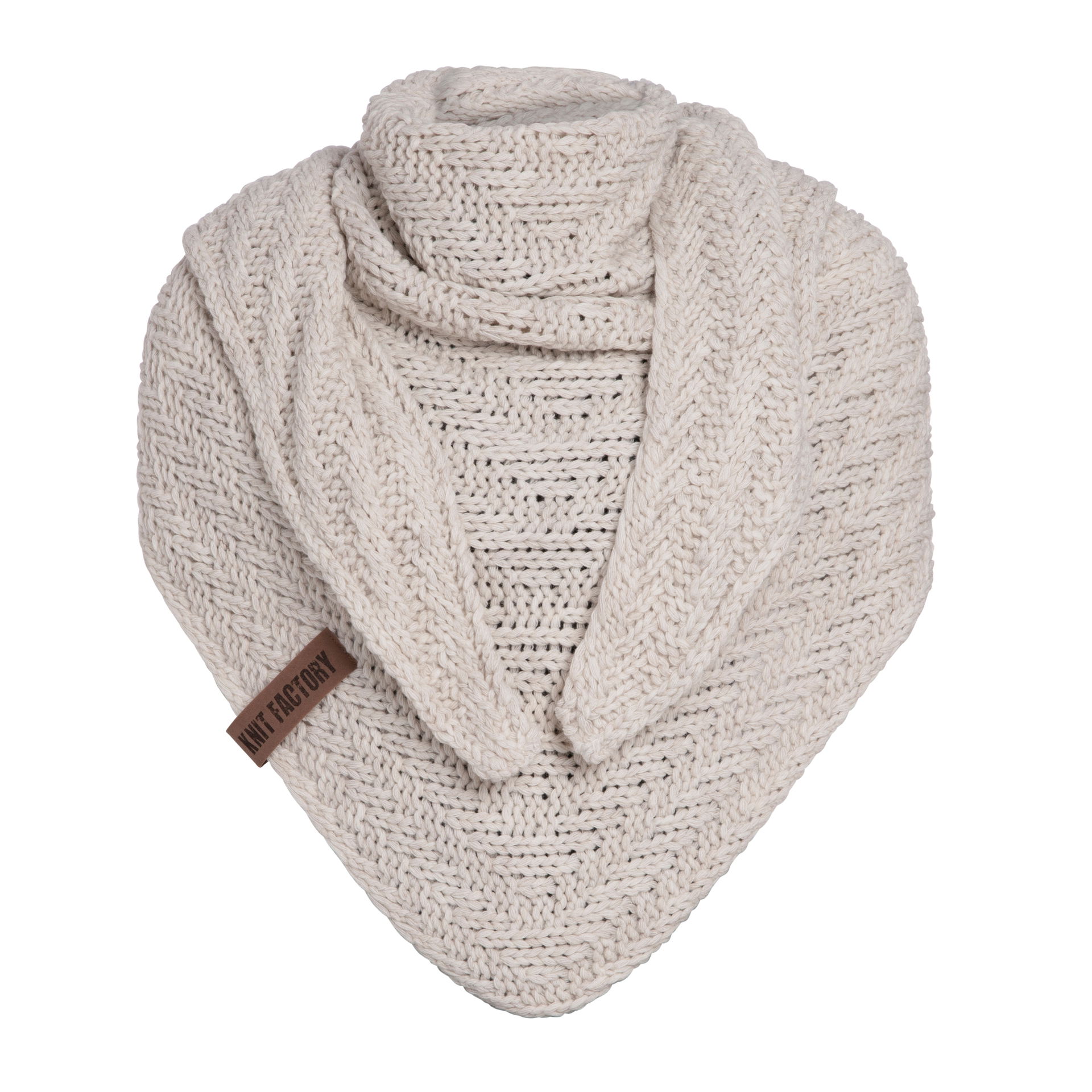 Sally Triangle Scarf Beige