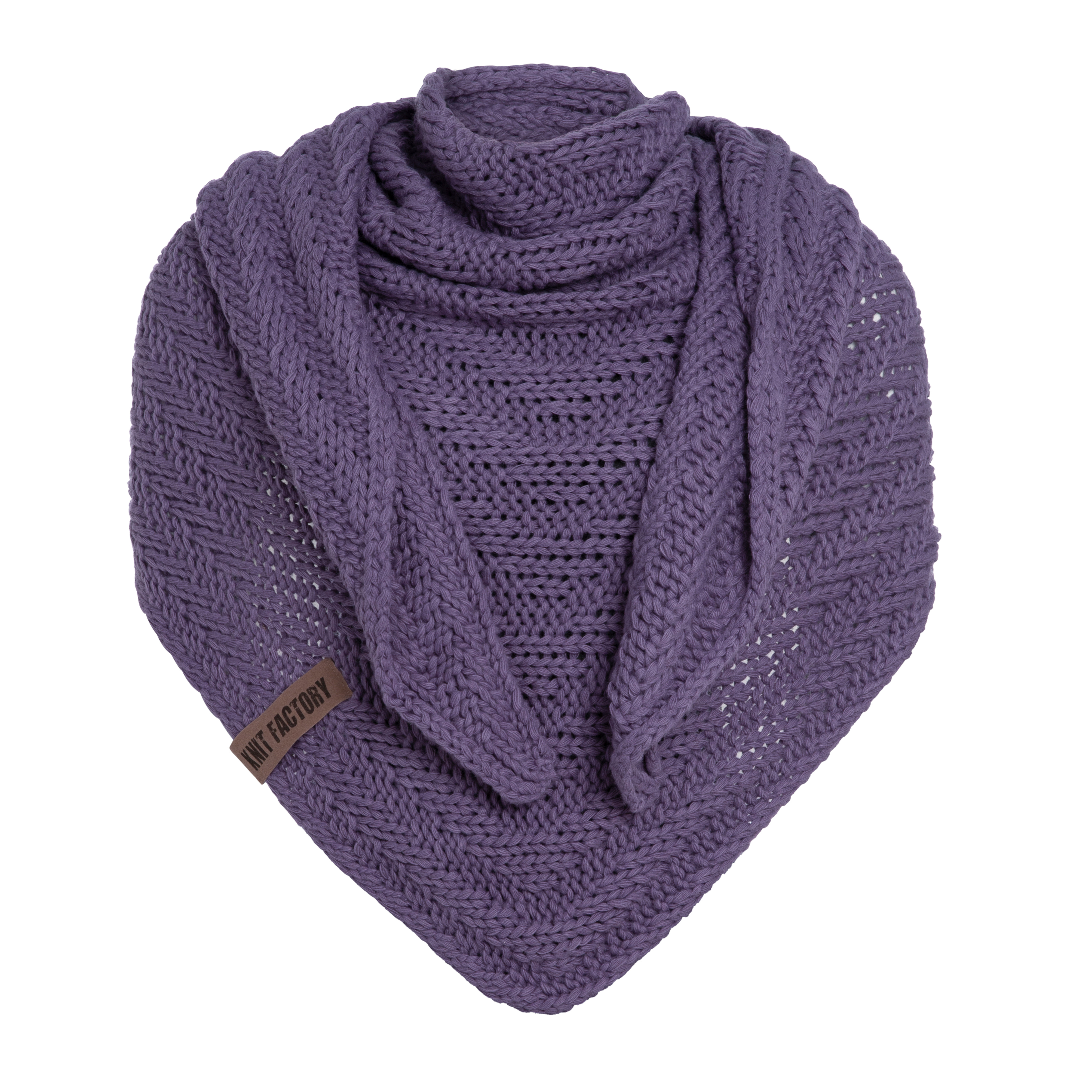 Sally Triangle Scarf Violet