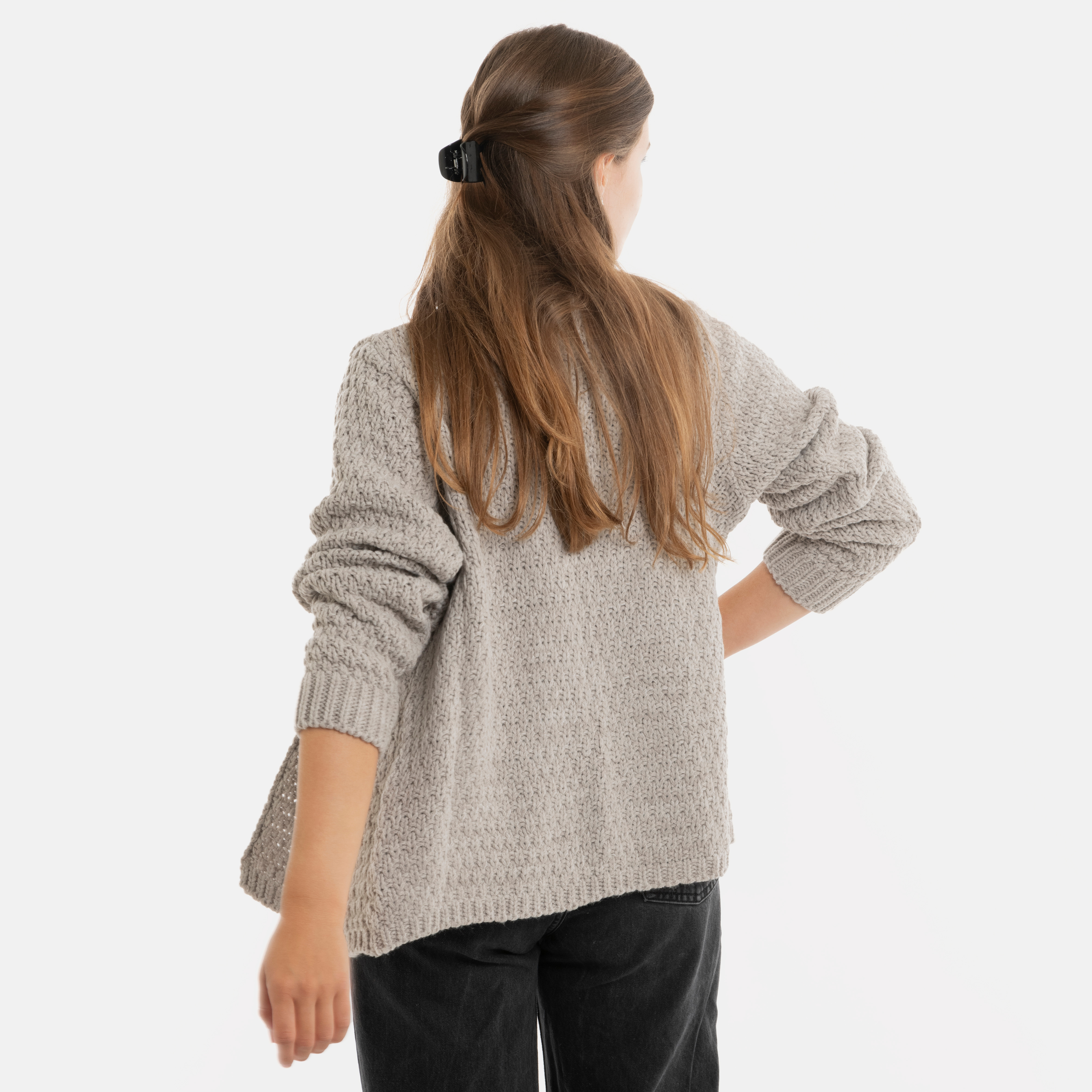 Becky Kurze Strickjacke Iced Clay - 36/38