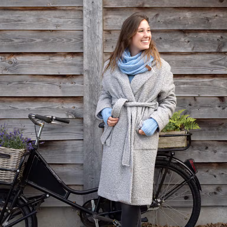 Esra Coat Light Grey - 40/42