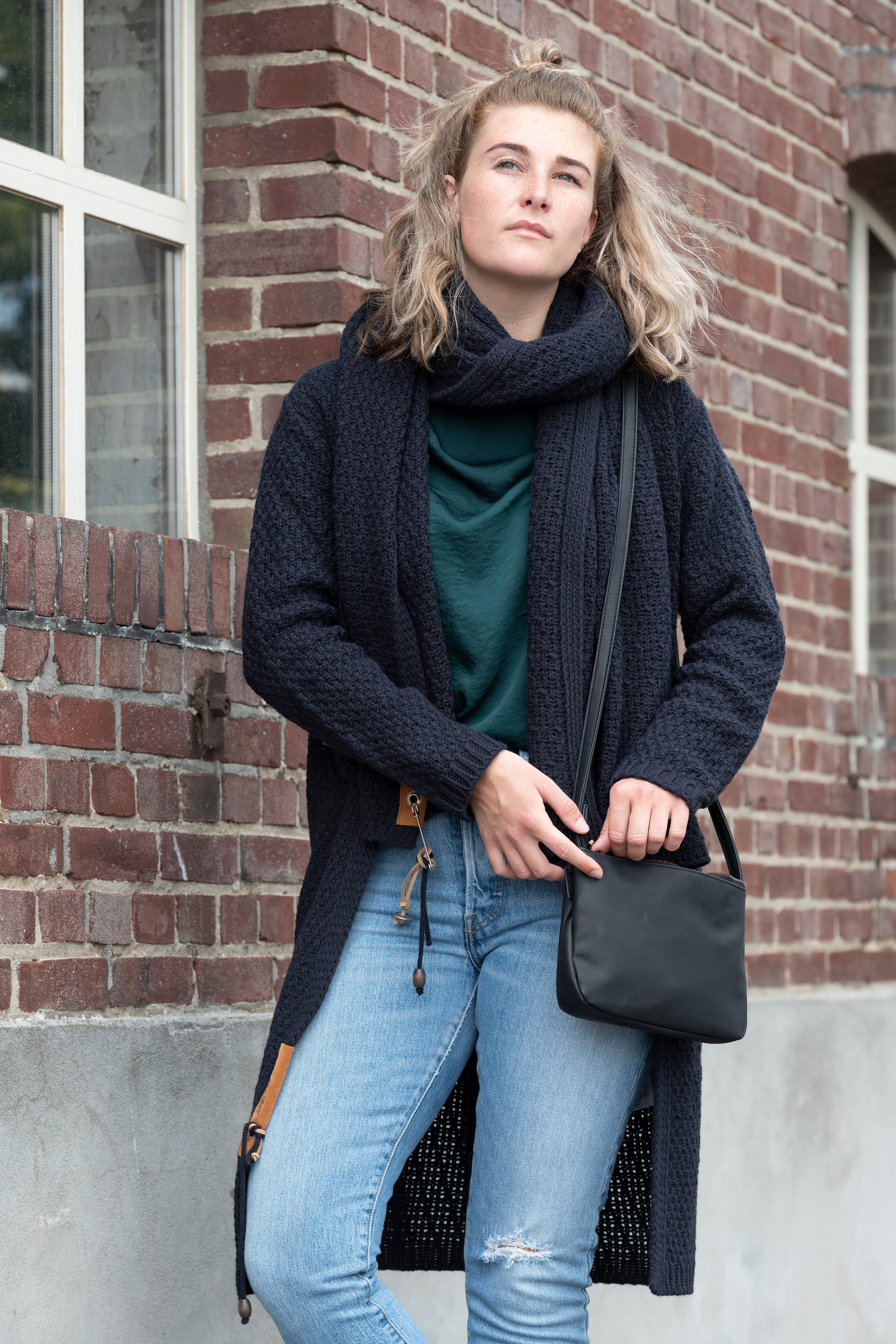 Luna Sjaal Taupe