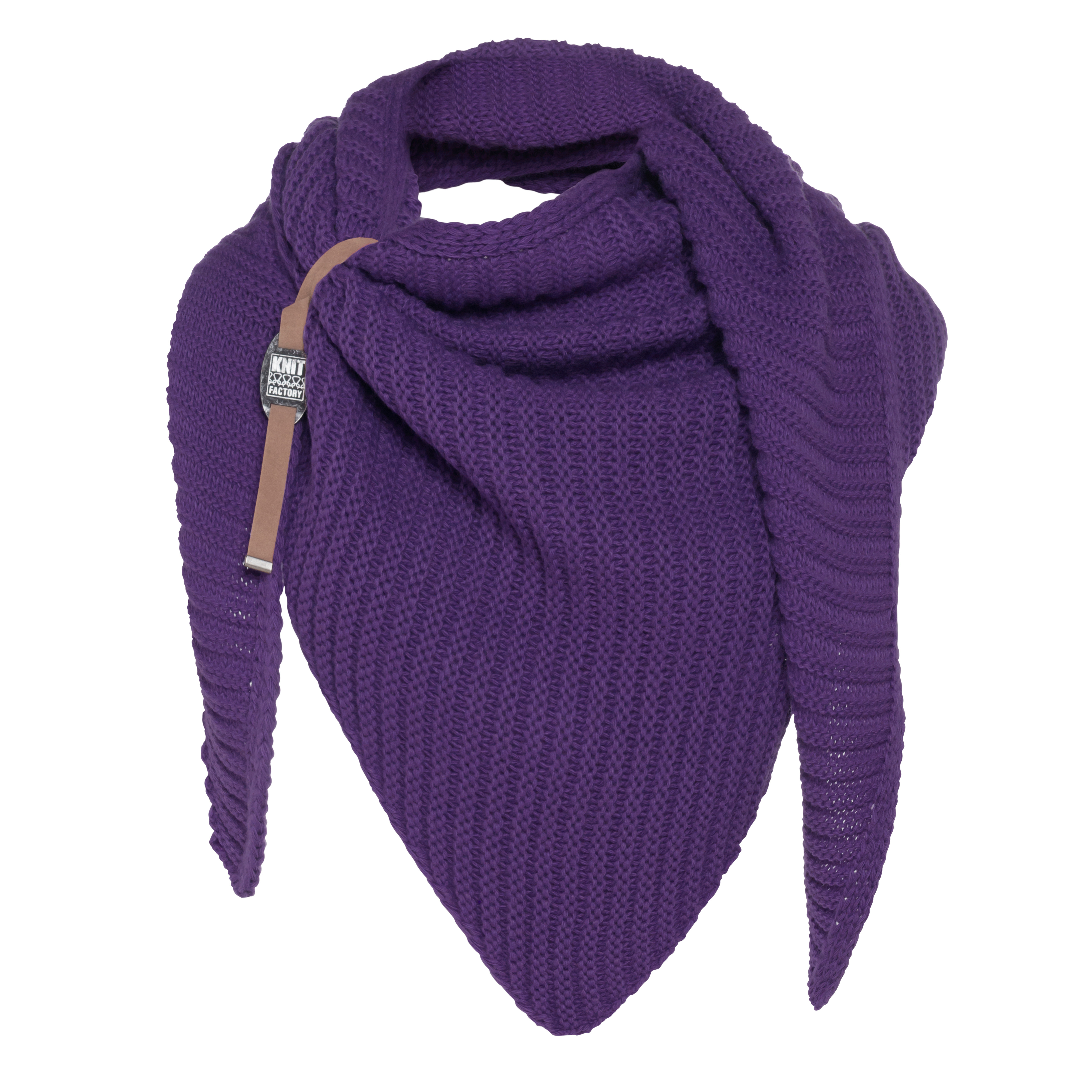 Demy Triangle Scarf Purple