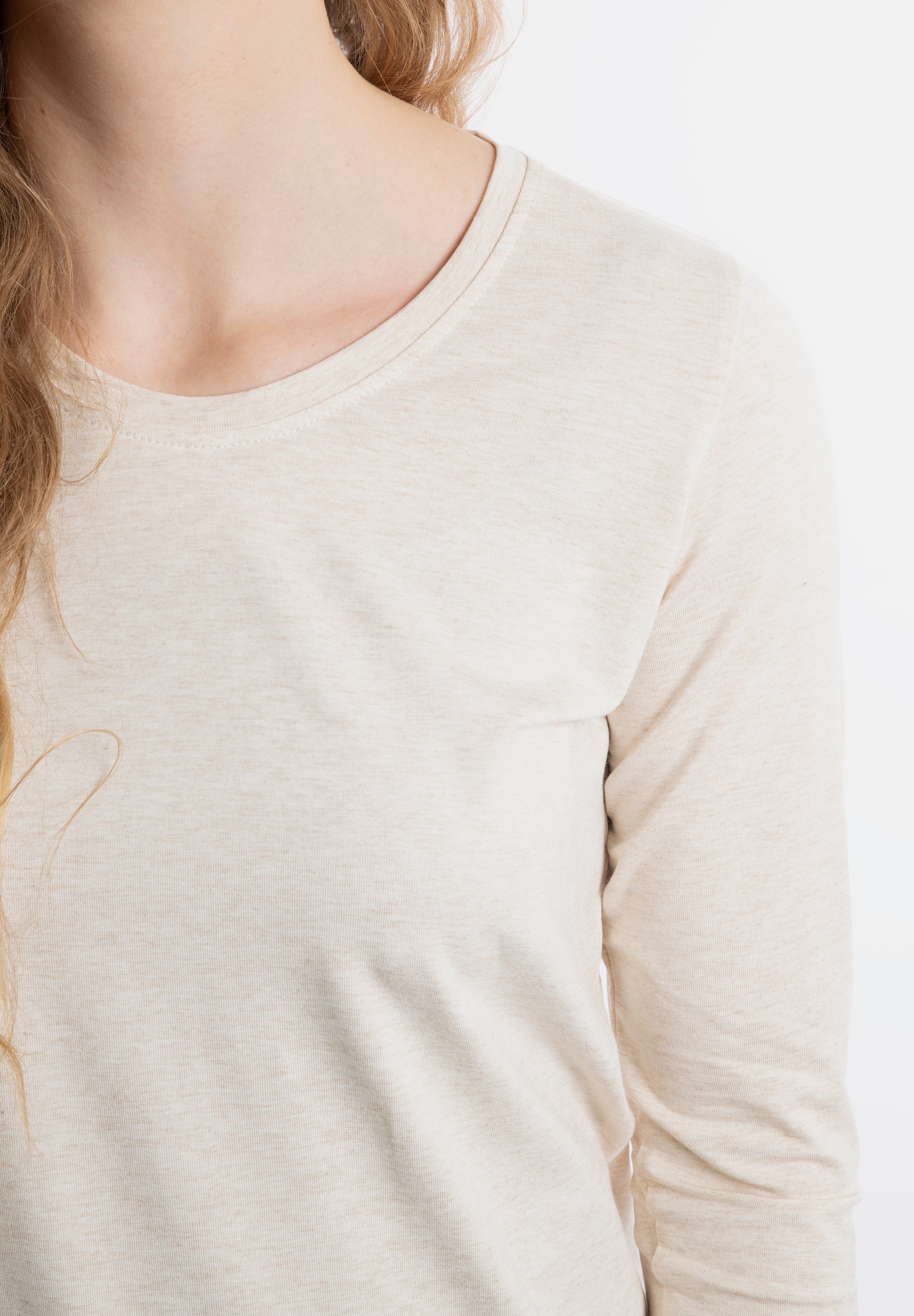 Lily Shirt Beige - XL - Lange Mouwen