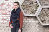 Coco Triangle Scarf Deluxe Navy
