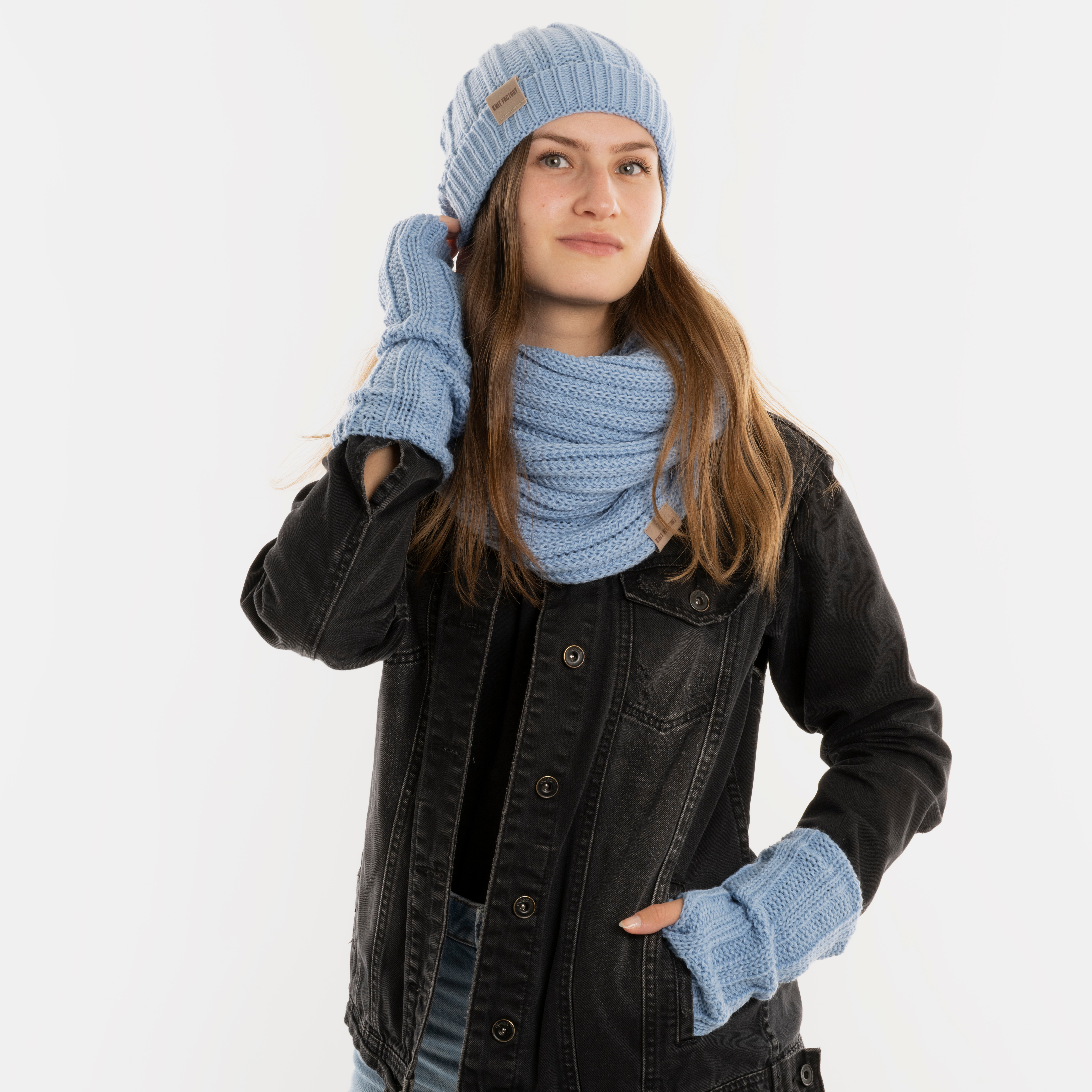 Nica Mütze Crystal Blue