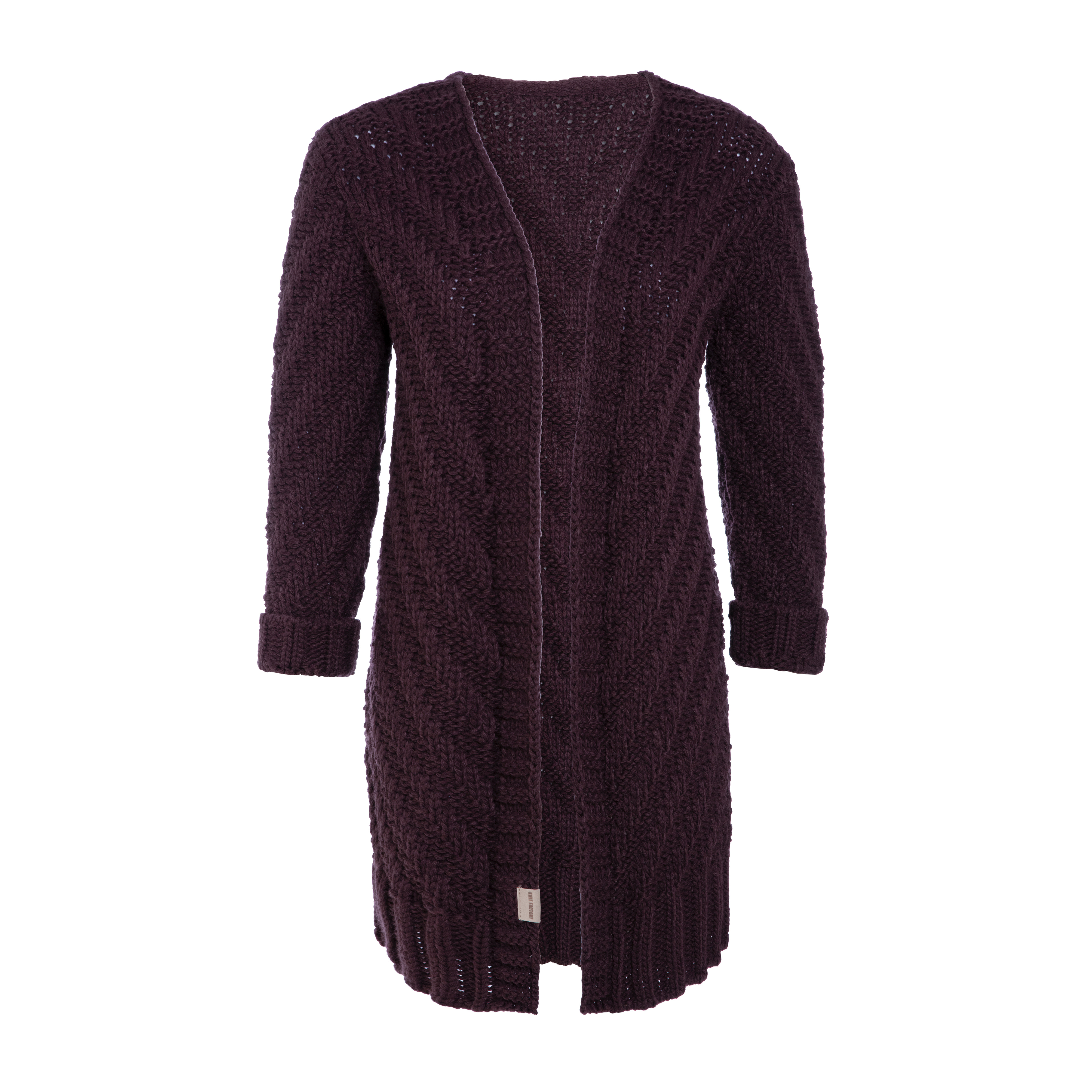 Sally Gebreid Vest Aubergine - 36/38