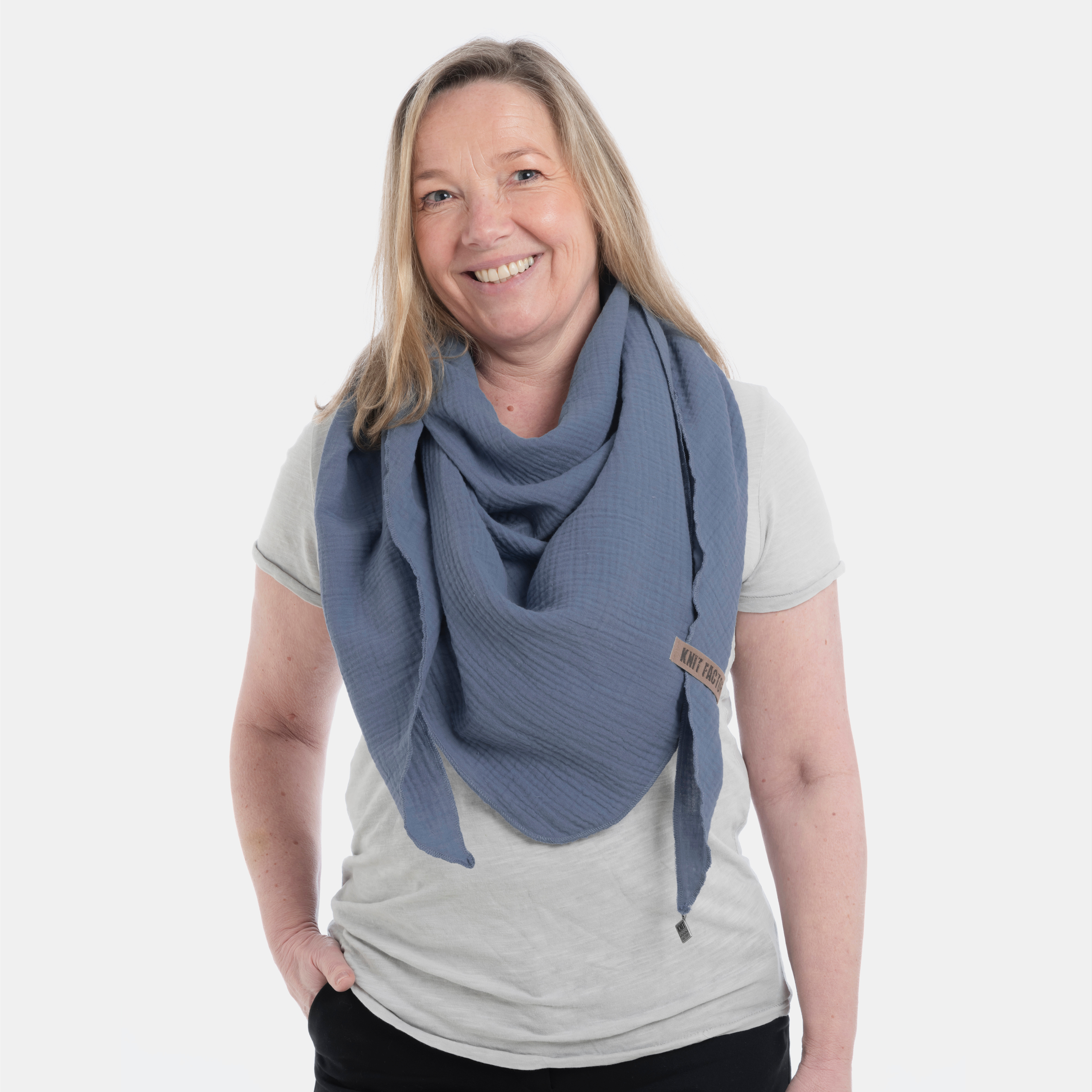 Liv Triangle Scarf Jeans