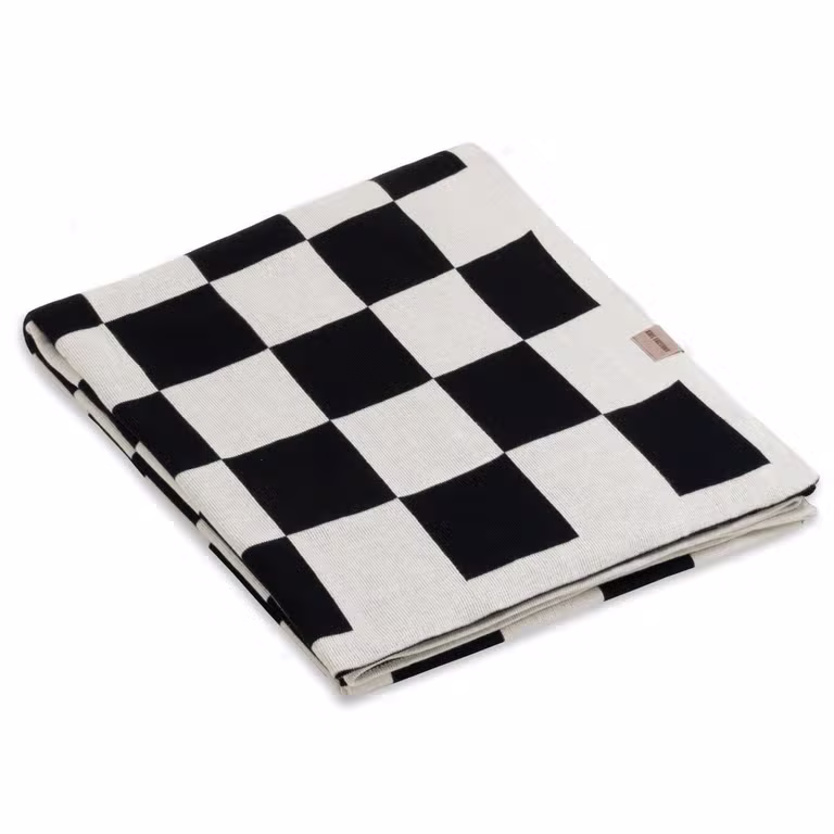 Caro Plaid Ecru/Noir
