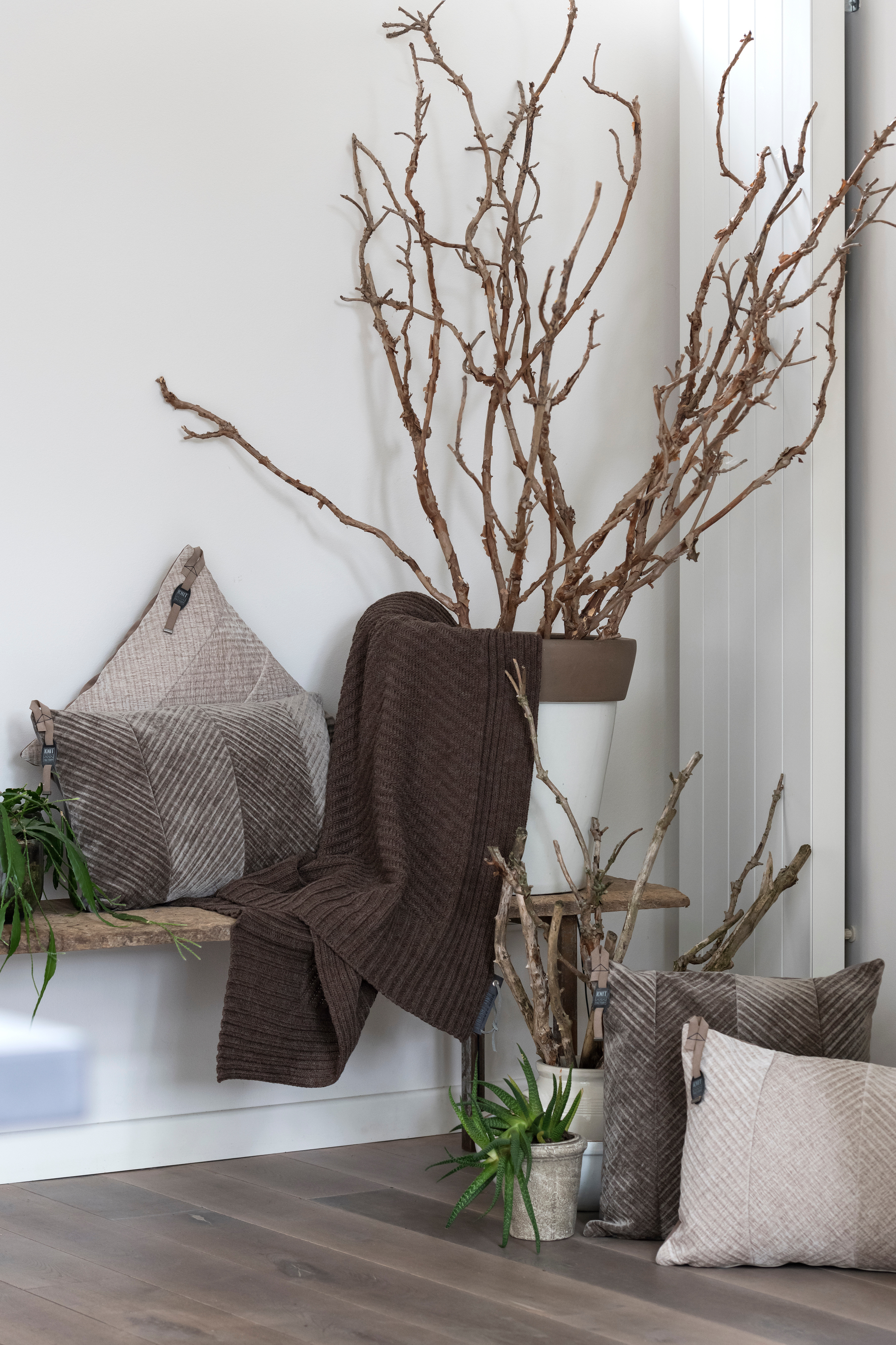 Beau Kussen Taupe - 50x50